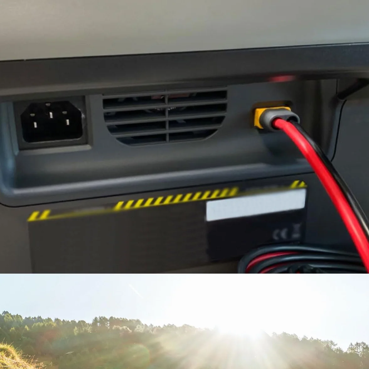 Adapter do paneli słonecznych XT60, kabel słoneczny 12AWG, kabel do paneli słonecznych kompatybilny z Ecoflow River Delta Series, Bluetti Przenośna stacja elektroenergetyczna, panel