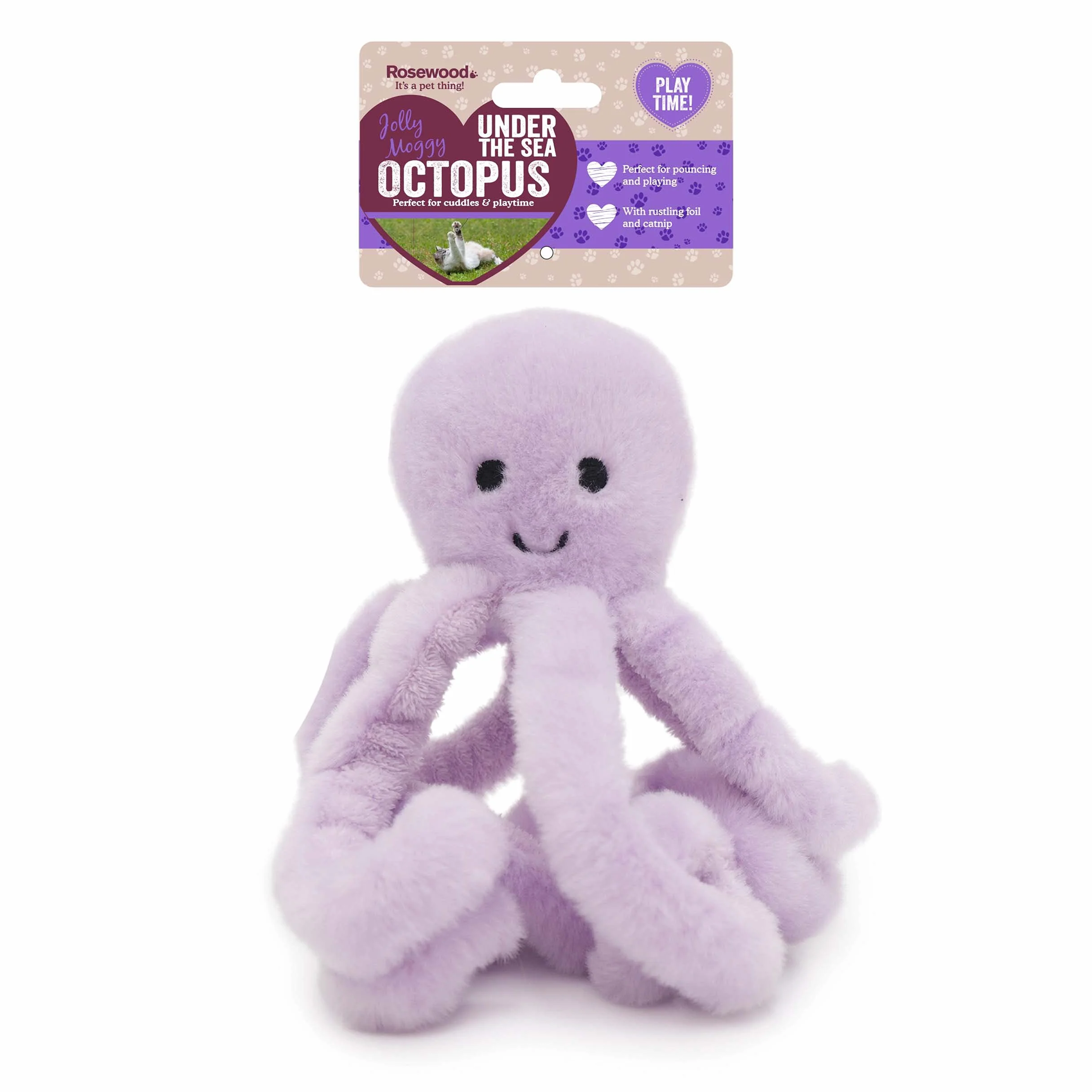Rosewood Jolly Moggy Under the Sea Octopus zabawka dla kota