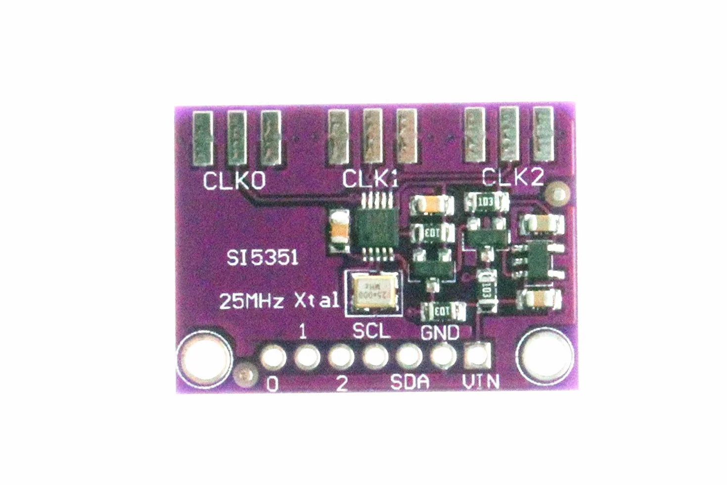 CJMCU-5351 Si5351A Si5351 I2C 25 MHz generator zegara 8 kHz-160 MHz 3-5 VDC dla Arduino IDE