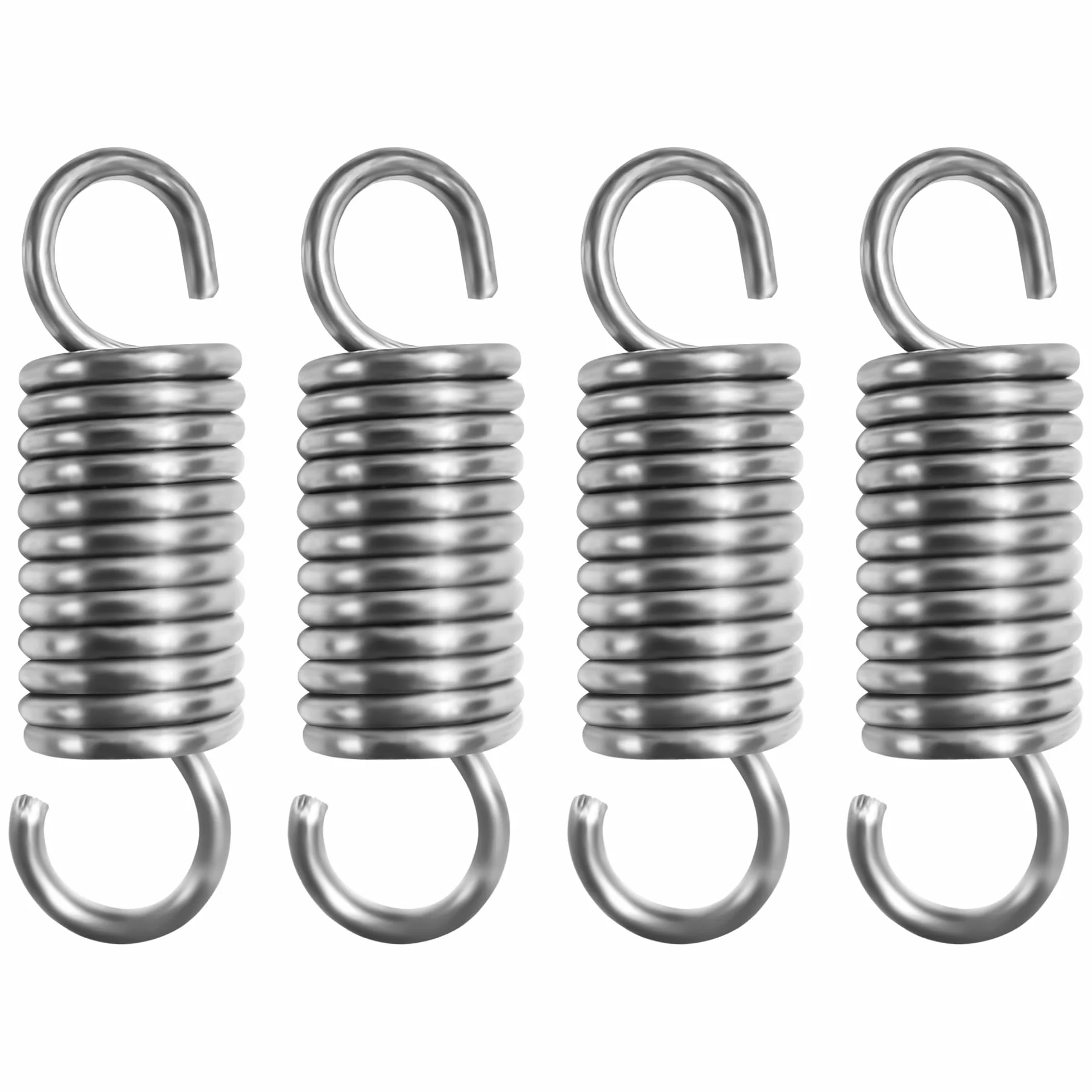 Sprężyny naciągowe ze stali nierdzewnej 50 mm, średnica zewnętrzna 15 mm, drut 2,2 mm, siła 13 kg