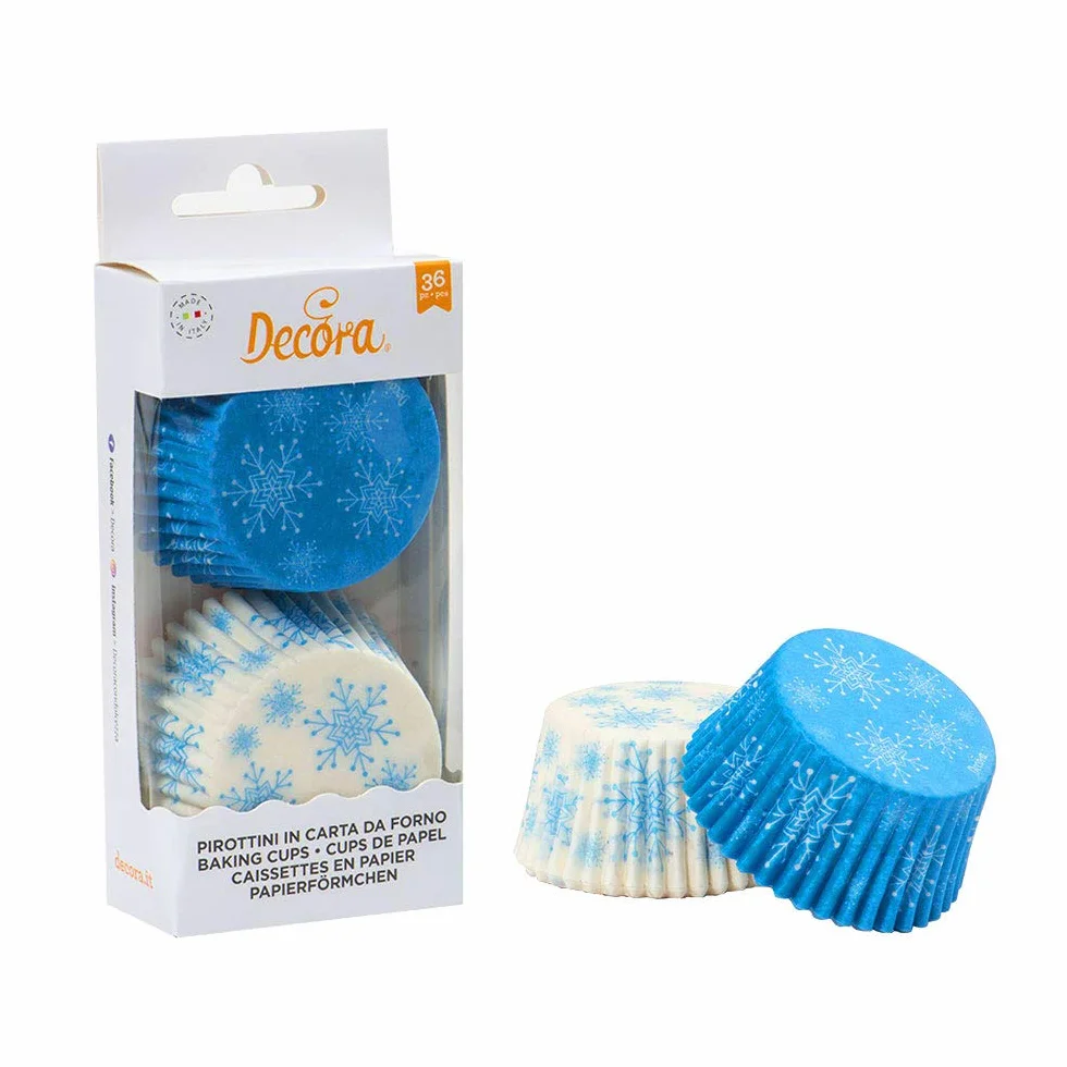 Decora 0339847 Frozen Star 50 x 32 mm 36 szt., papier, wielokolorowe