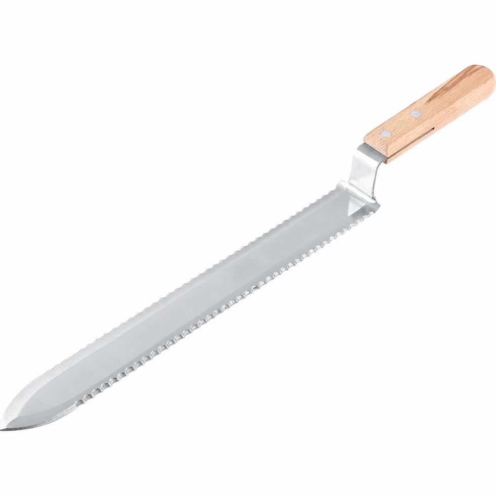 280 mm ząbkowane ostrze pszczelarskie, narzędzie do zdejmowania pokrywy noża miodowego.