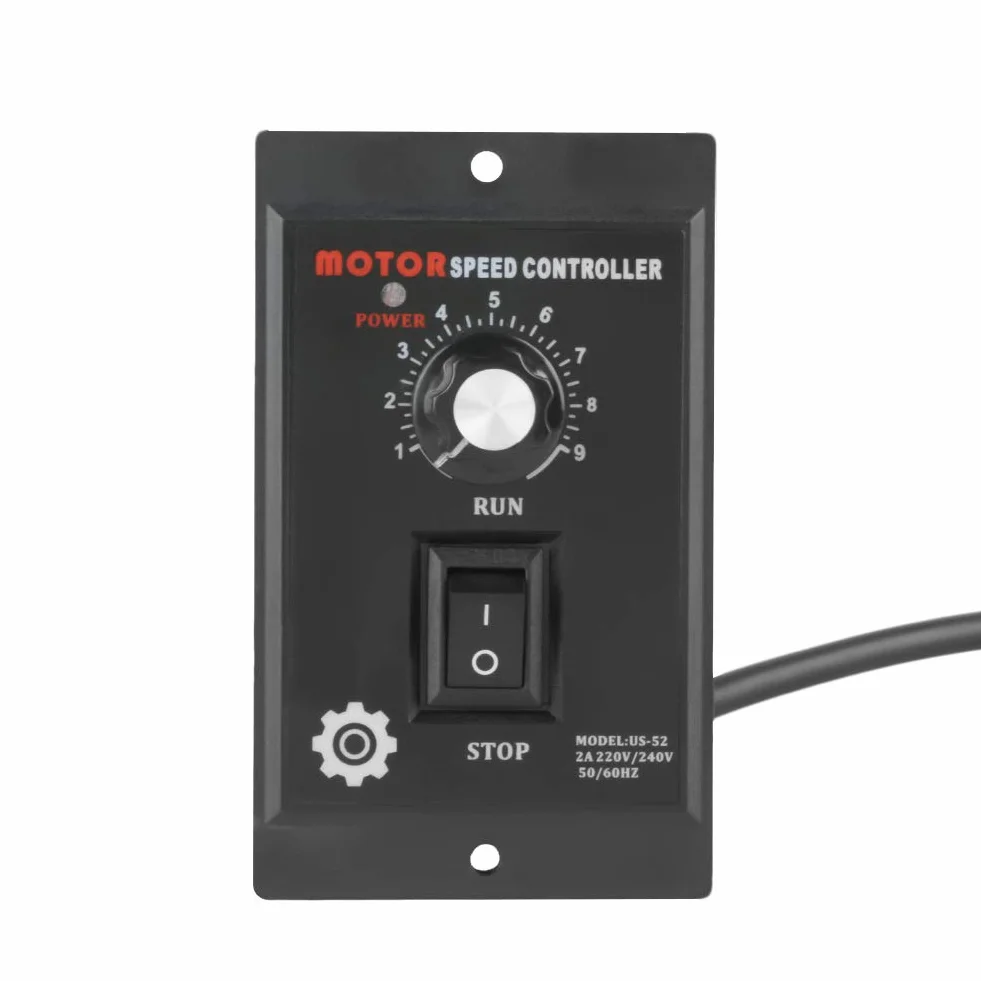 Regulator prędkości silnika 400W AC 220V Elektryczny regulator prędkości Pinpoint Jednostka kontroli prędkości do pakowania, drukowania, elektroniki, linii produkcyjnej