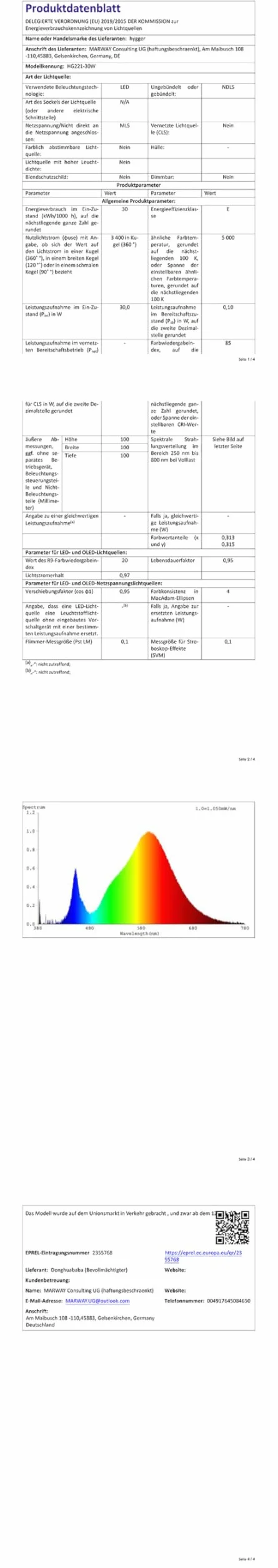 hygger Lampa do akwarium 30W, oświetlenie LED do akwarium dzień-noc podwójny timer pełne spektrum LED, regulowany timer jasność 9 kolorów światło do akwarium dla zbiorników słodkowodnych 75-90cm