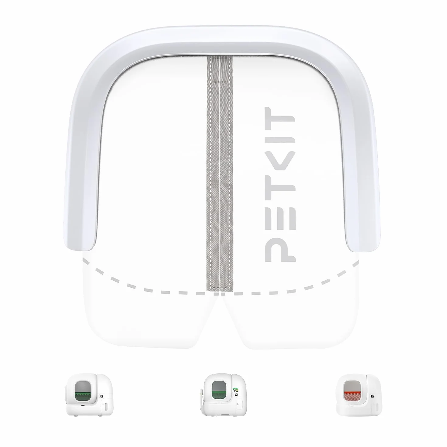 PETKIT Kurtyna Magnetyczna 2.0, do Samoczyszczących Kuwet dla Kotów PURA MAX 2 i PUROBOT MAX PRO, Pyłoszczelna, Redukuje Ślady Żwirku, Trwała, Łatwa do Czyszczenia