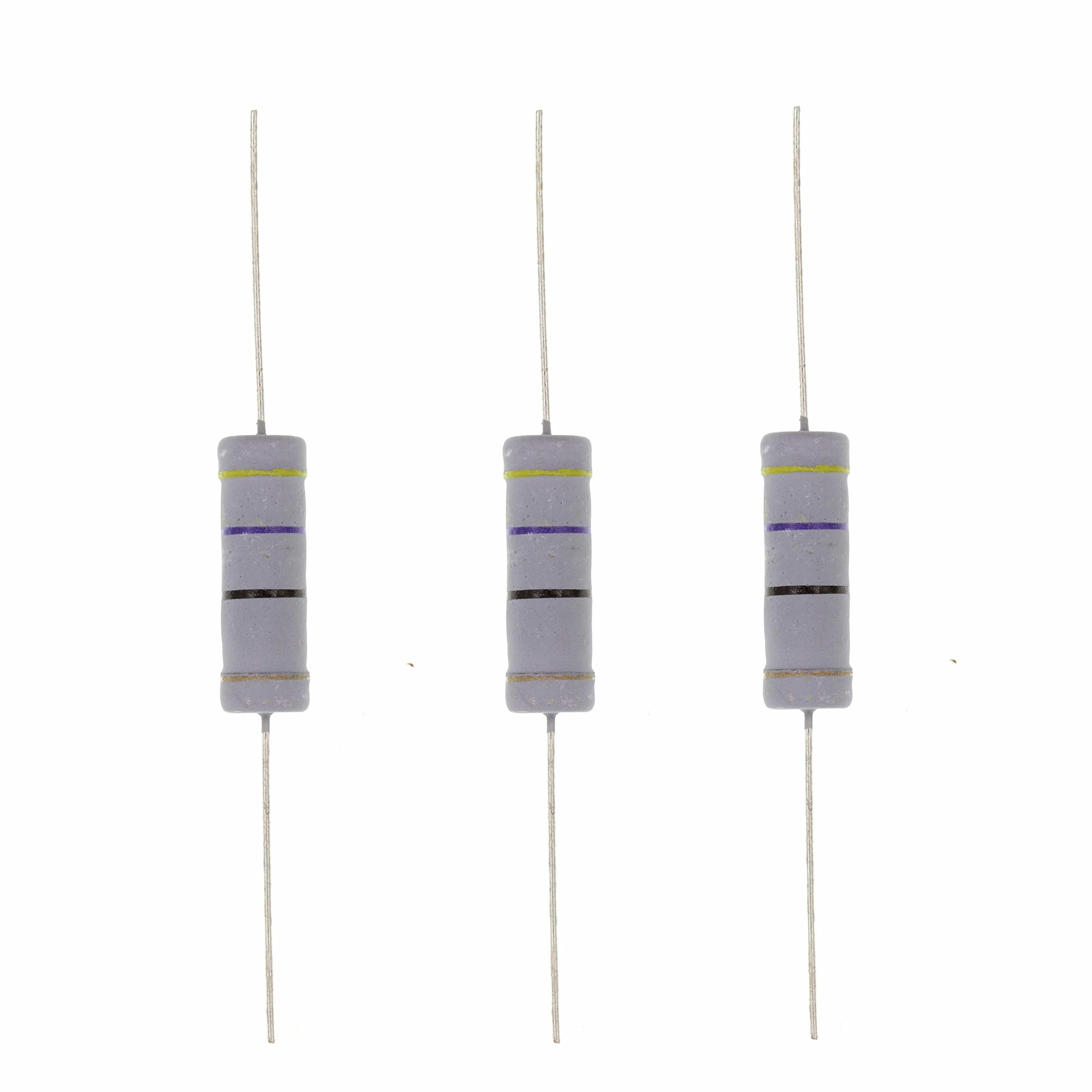 10PCS 5W 5 Watts 47R 47 Ohm 5% Rezystor z warstwą tlenku metalu