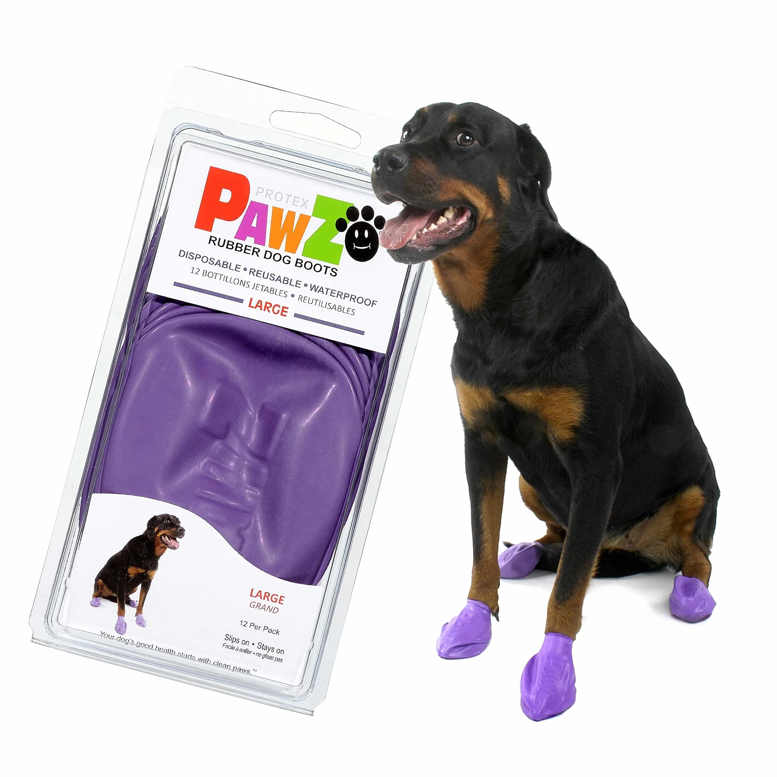 Large Pawz Trwałe buty dla psów na każdą pogodę (12 kozaków)