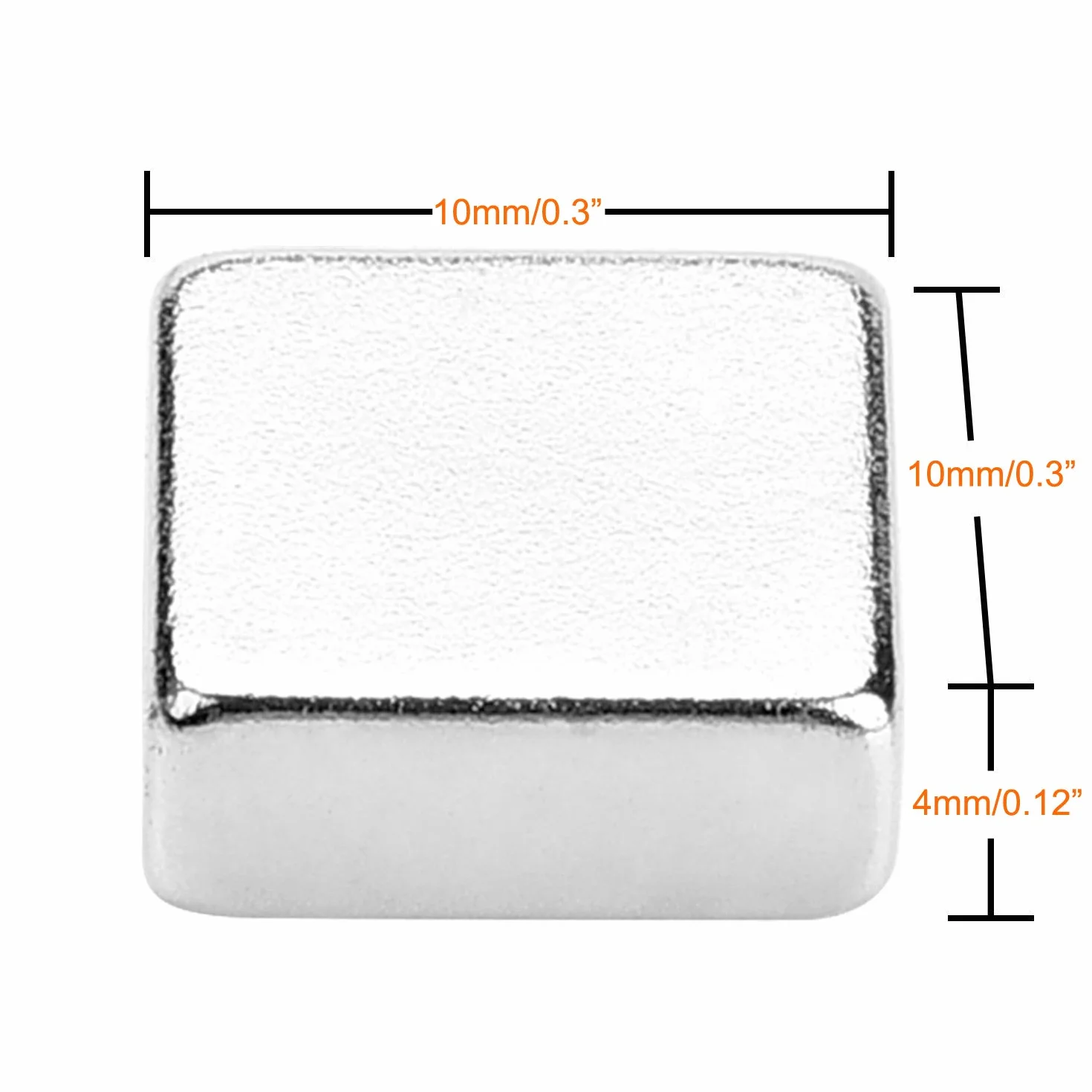 Yizhet Magnesy, 20 sztuk, bardzo mocne magnesy do użytku domowego, 10x4mm, do tablicy magnetycznej, suchościeralnej, korkowej, na lodówkę itd. (10 x 4 mm)