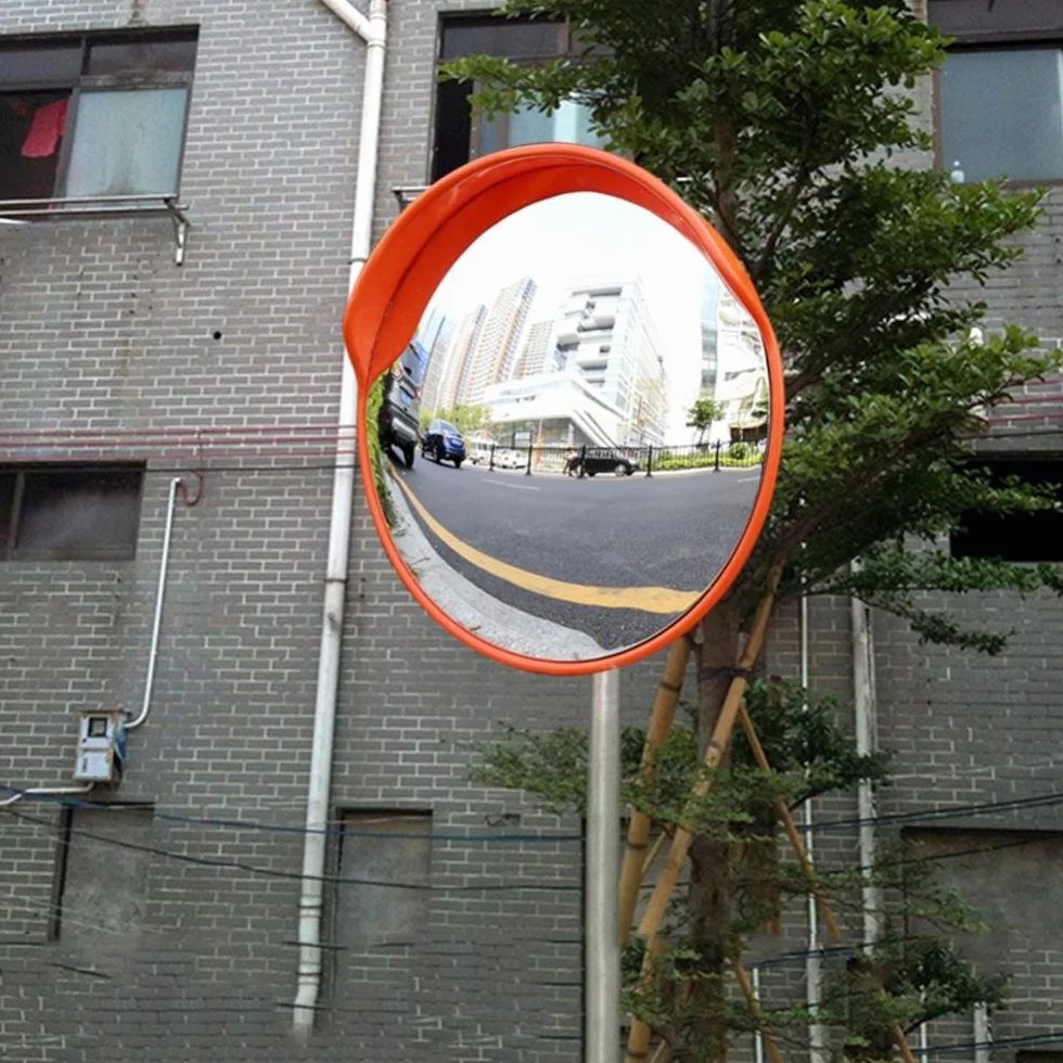 Lustro panoramiczne drogowe wypukłe 60 cm z regulowanym uchwytem