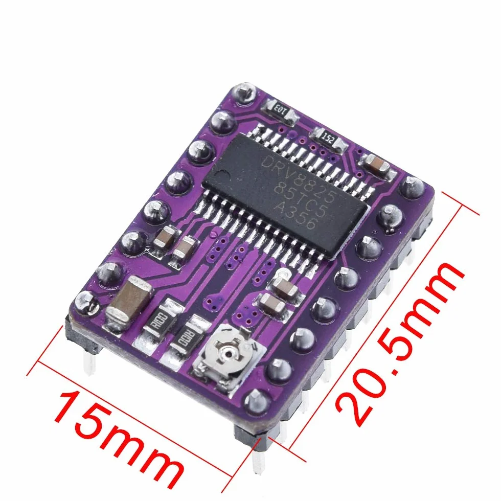 DollaTek 5 szt. drukarka 3D Stepstick DRV8825 sterownik silnika krokowego Reprap 4 warstwy PCB