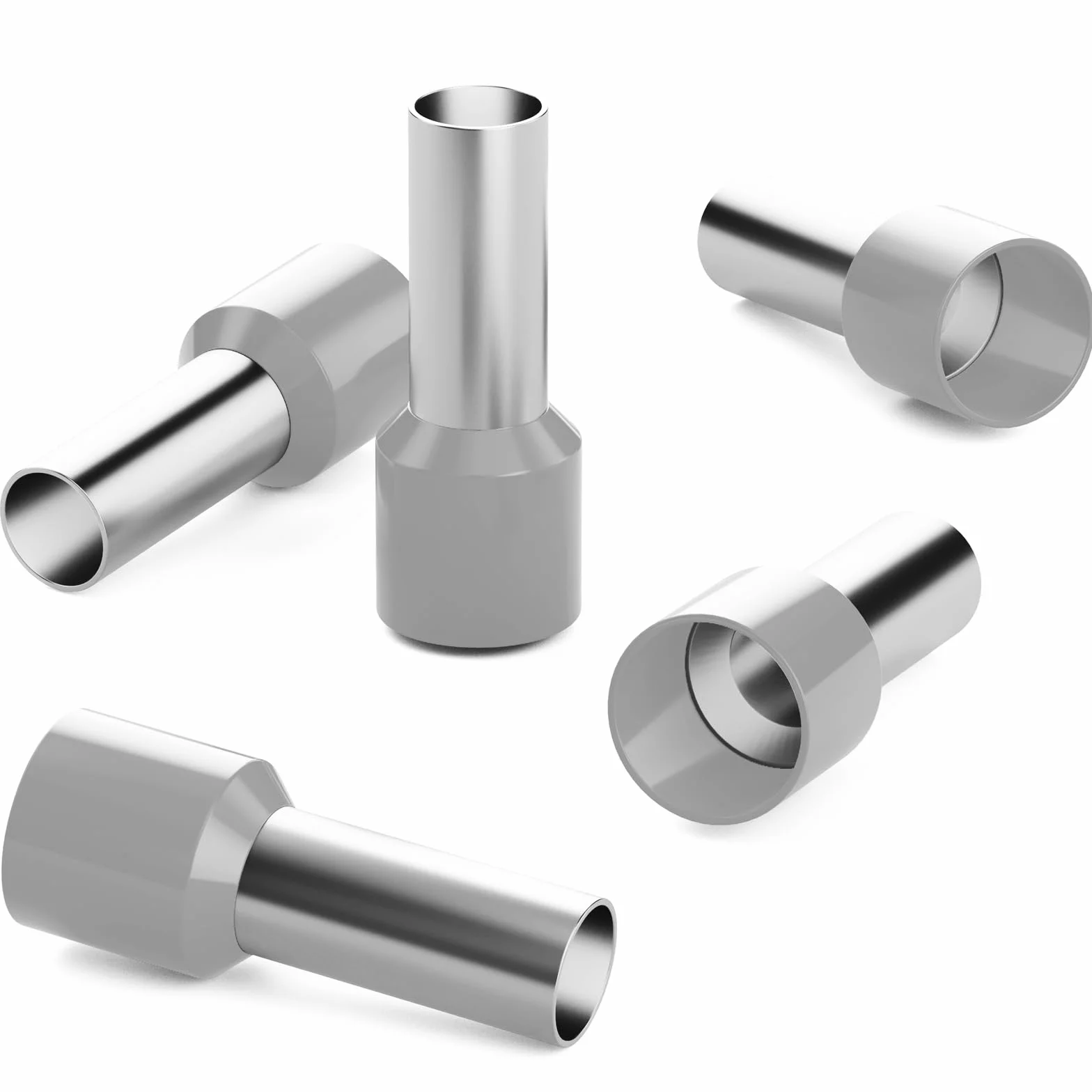 Izolowane miedziane tulejki kablowe 4 mm² 12 mm złączka zaciskowa PCW 10 sztuk