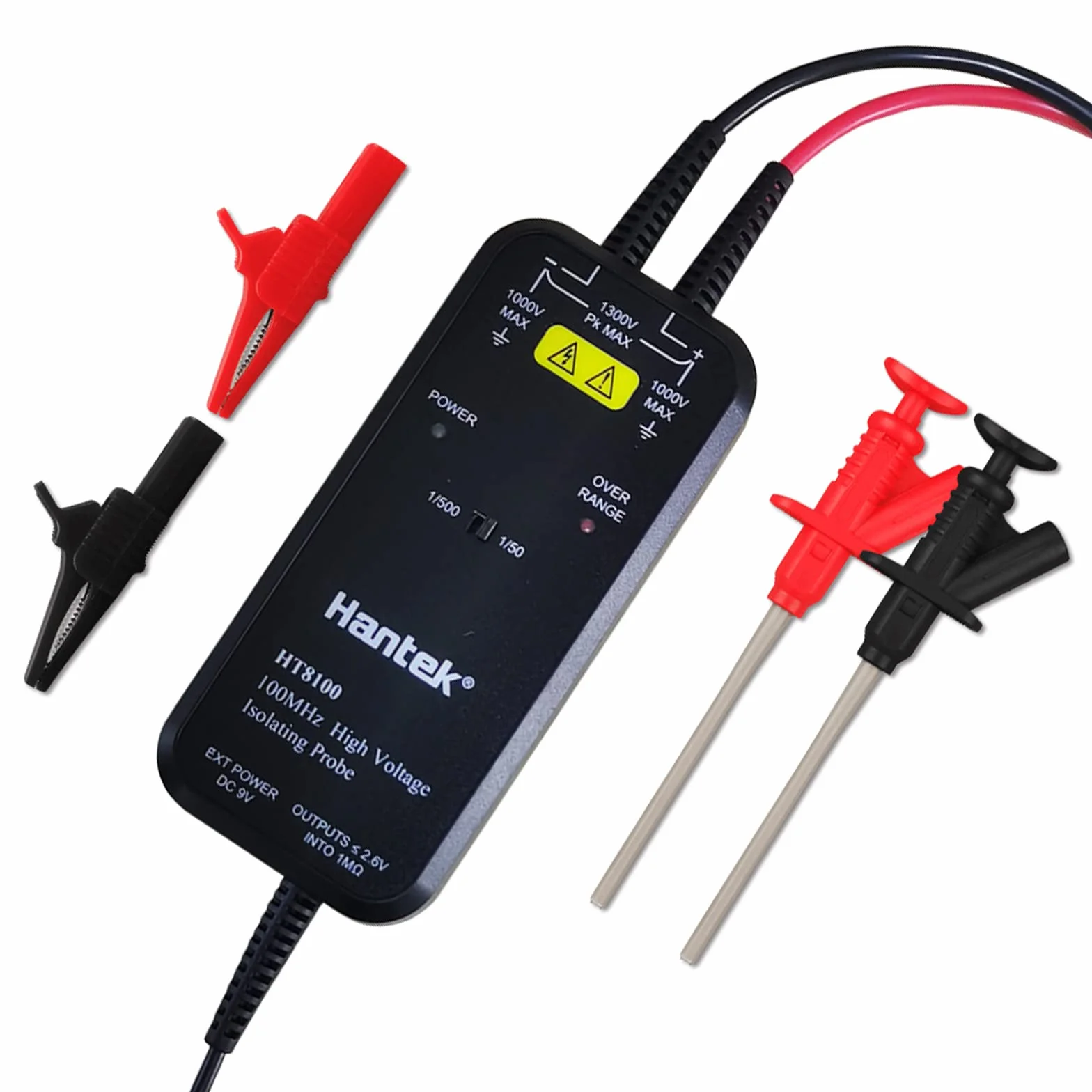 Hantek HT8100 sonda oscyloskopowa różnicowa wysokiego napięcia 100 MHz