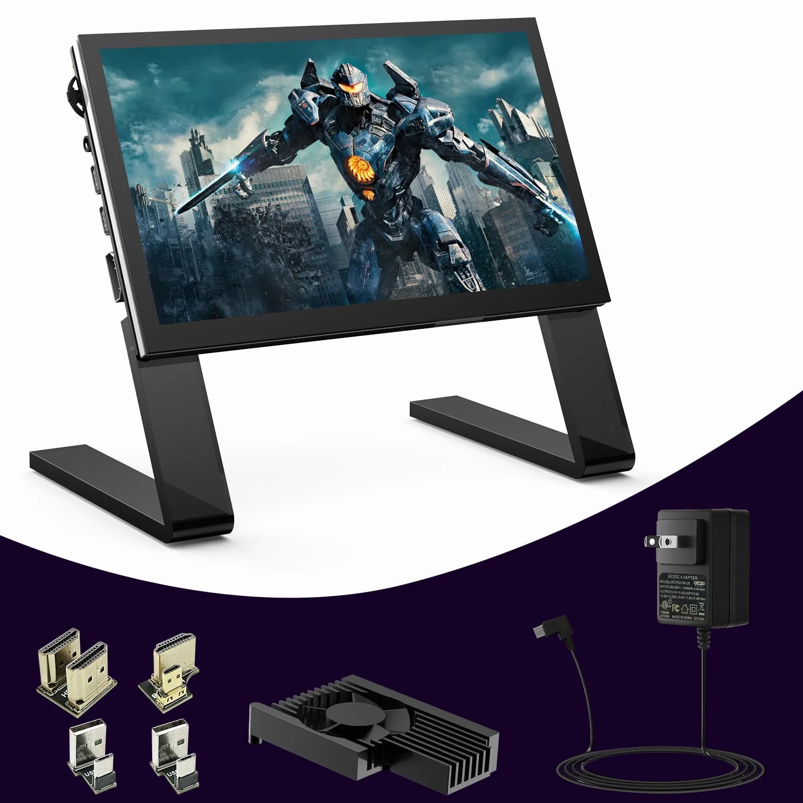 InnoMaker 7-calowy Wyświetlacz LCD IPS 1024x600 HDMI do Raspberry Pi 5/4B/3B+/3B/B+