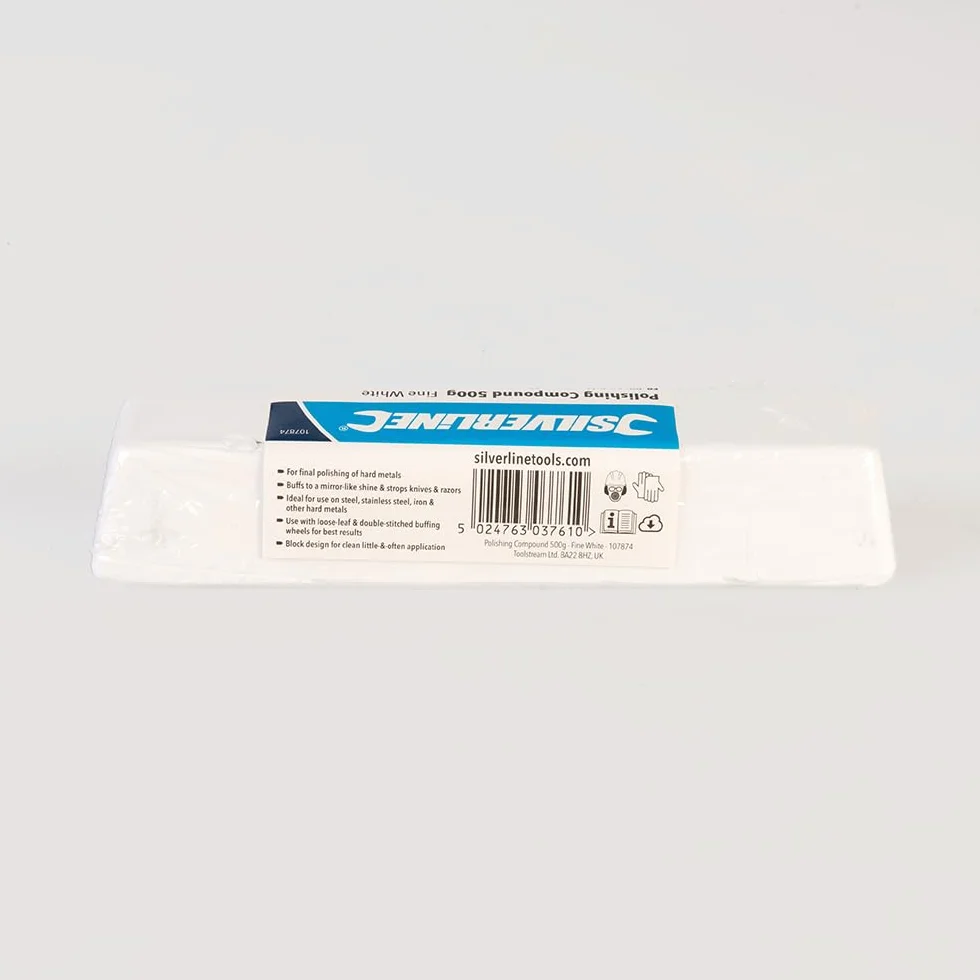 Silverline 107874 Pasta Polerska, Biała, 500 g