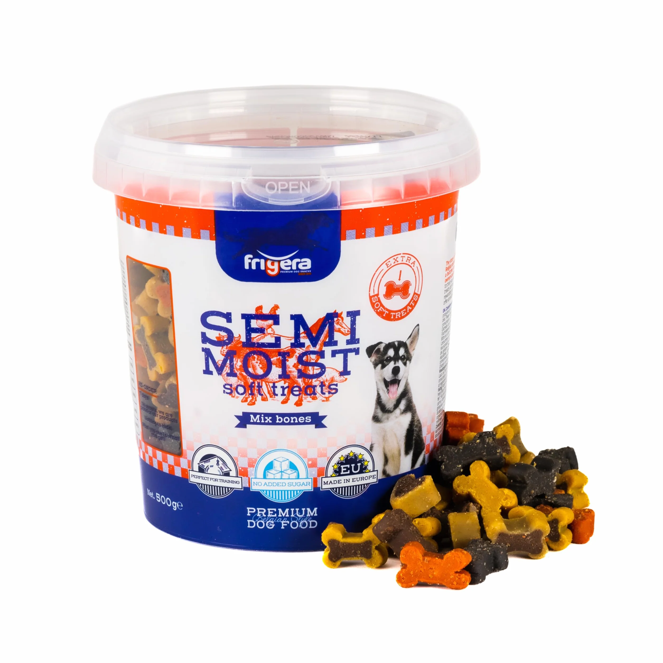 Frigera Semi-Moist Soft Treats Mix Bones (9) 500 g