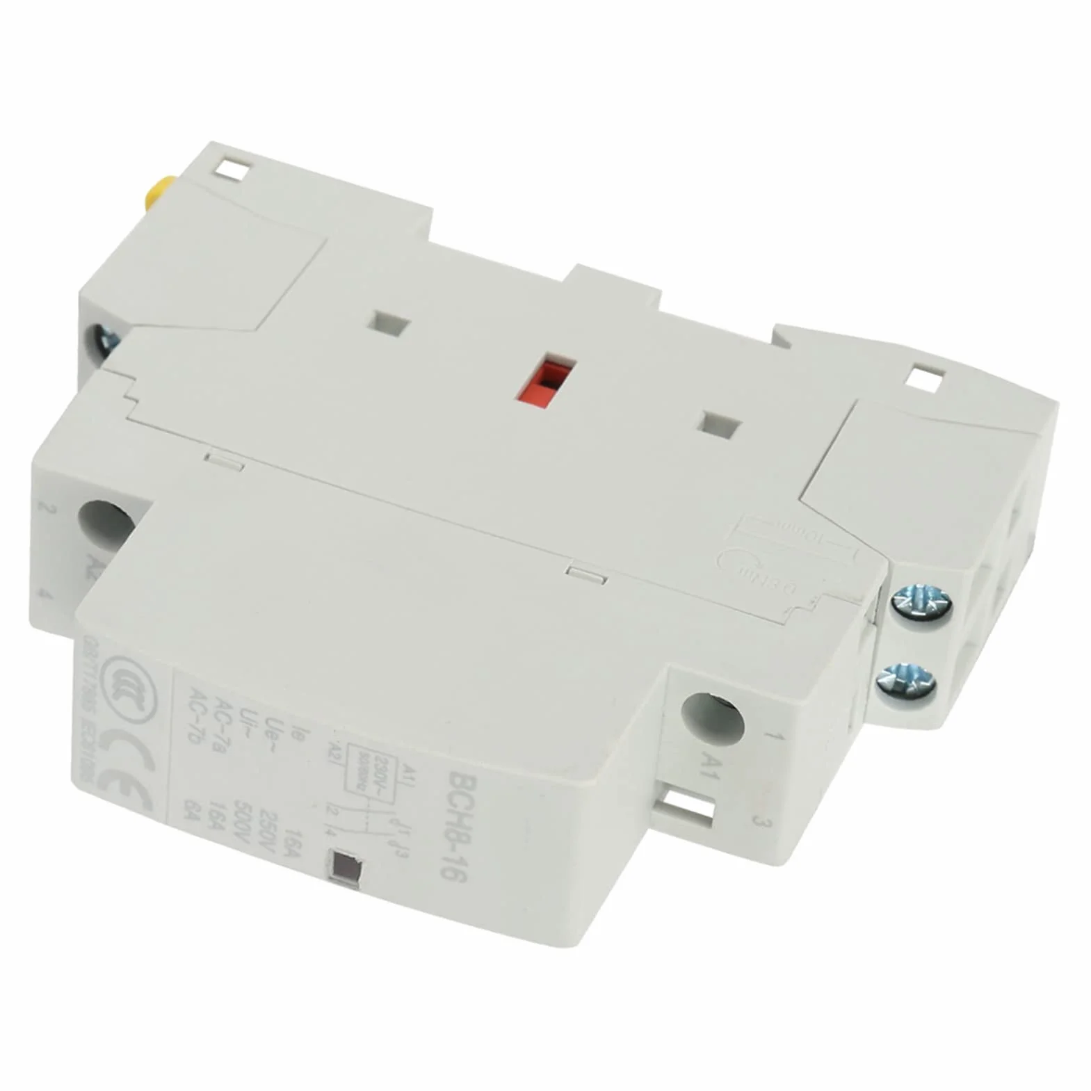 Stycznik modułowy AC 2P 16A 220V/230V, 1NO 1NC, 50/60Hz, montaż na szynie DIN