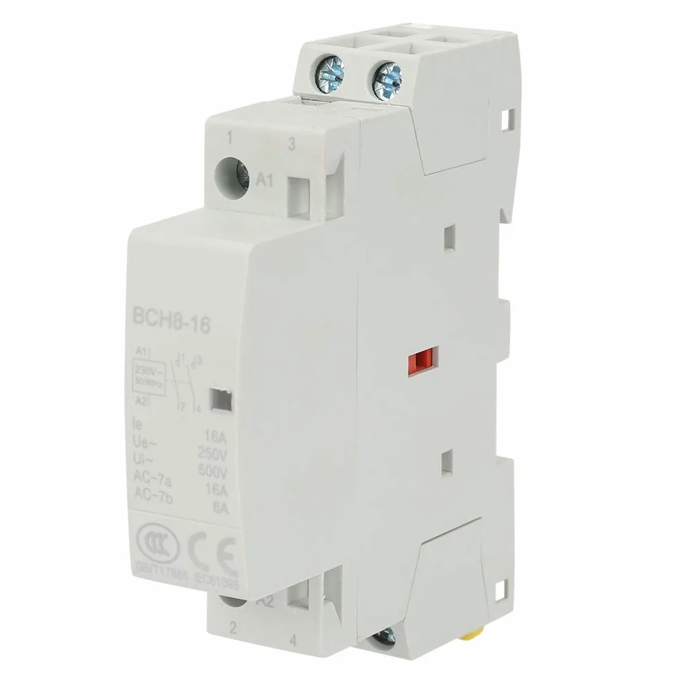 Stycznik AC 2P 16A 220V/230V HZ do Montażu na Szynie DIN