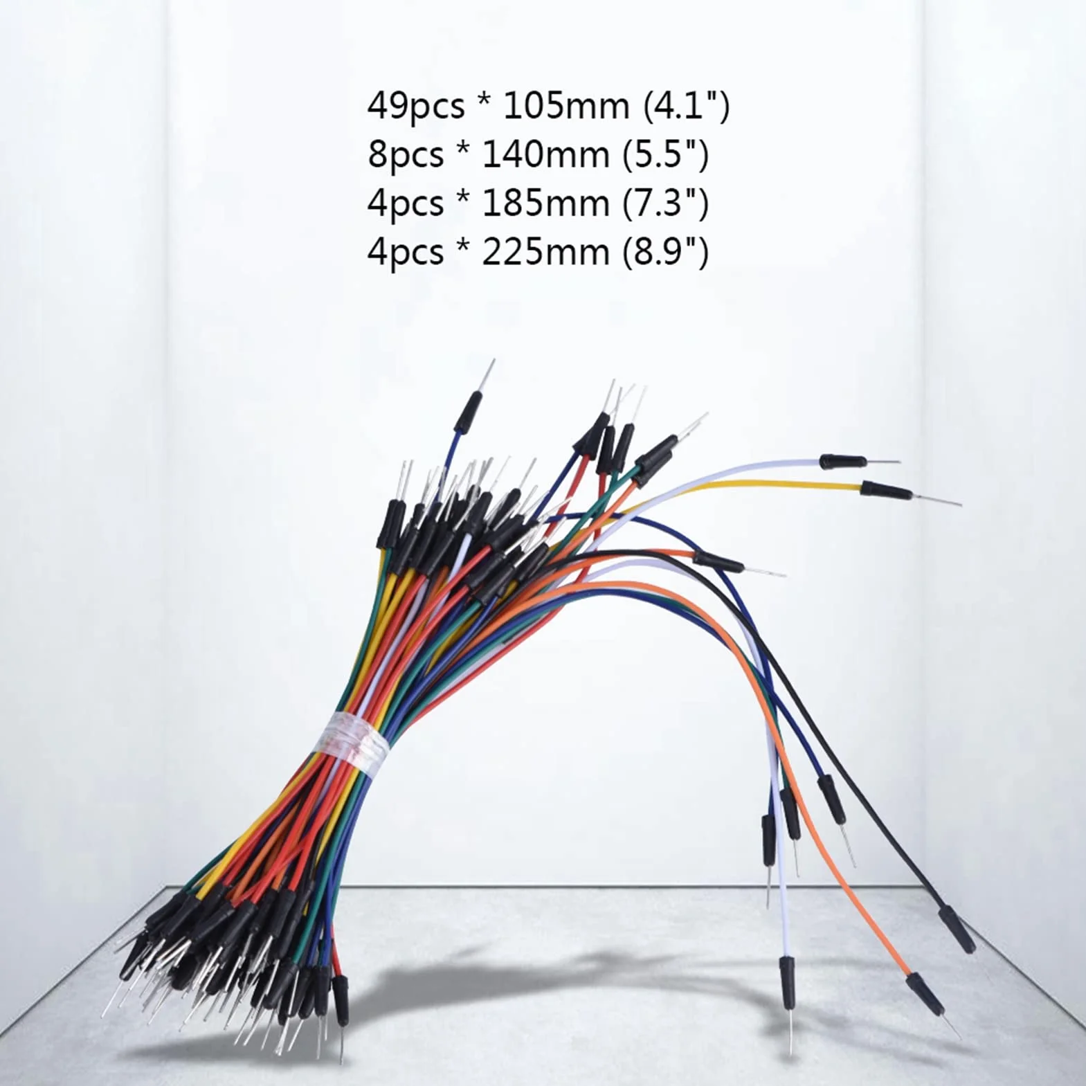 Przewody połączeniowe Jumper 65 sztuk do płytki prototypowej Arduino Breadboard
