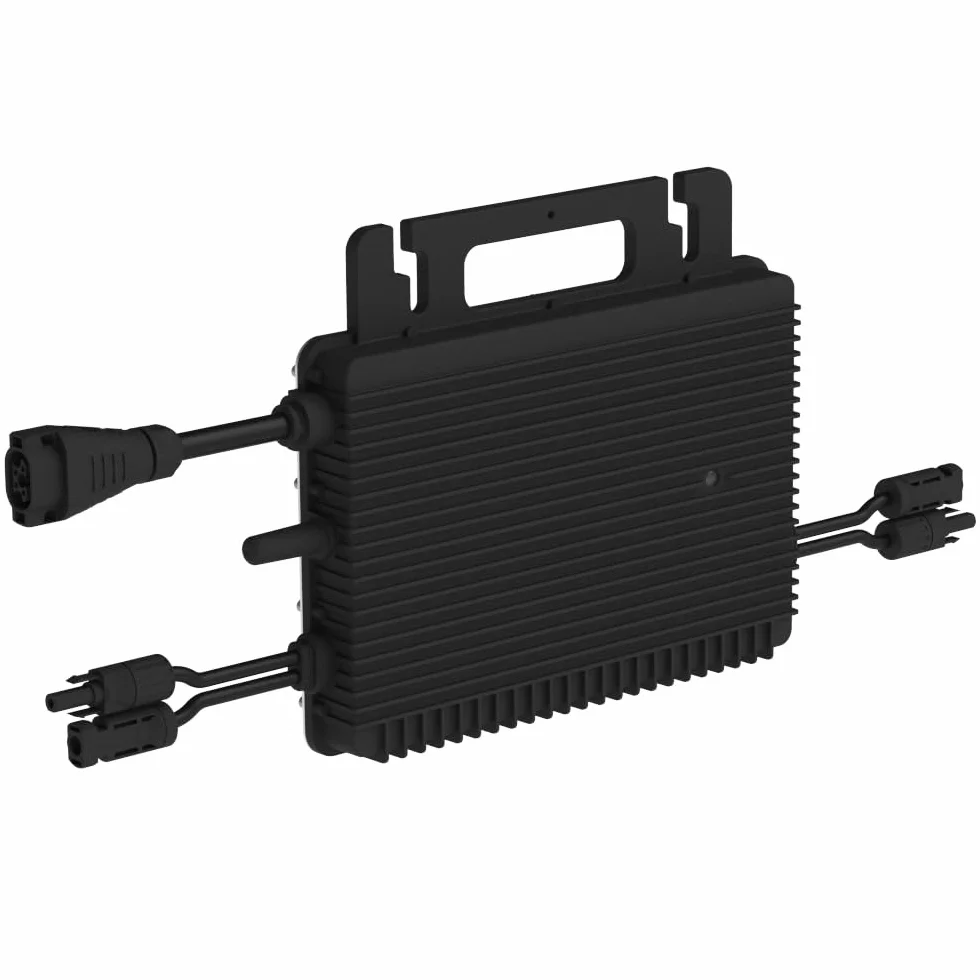 Elektrownia balkonowa 800 W z HMS 800 W Hoymiles falownik i dwufazowy szklany moduł 880 W FullBlack