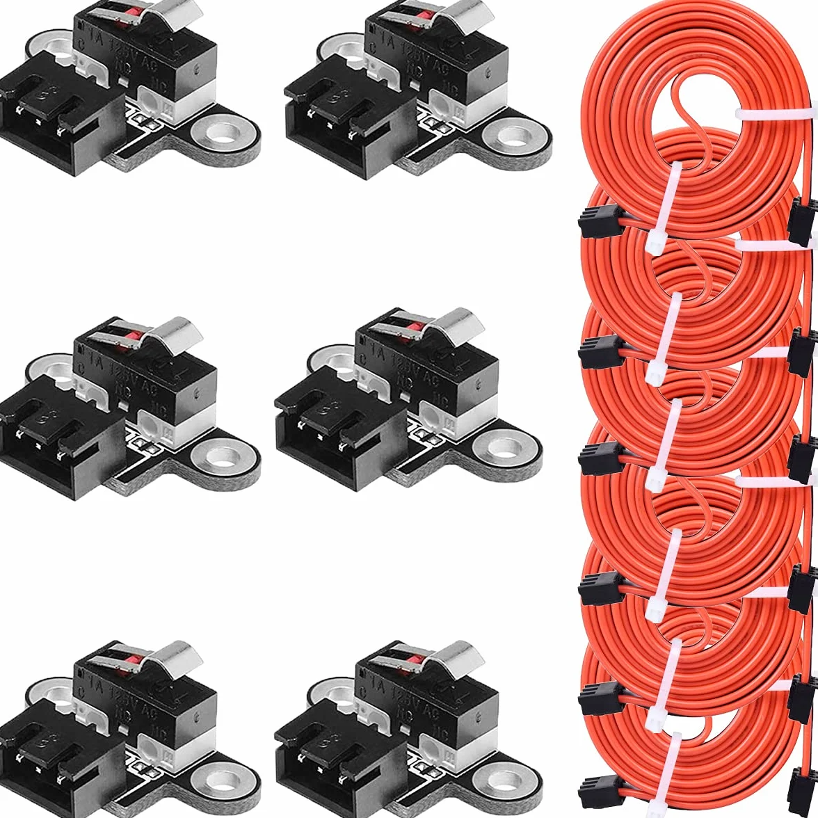 Mechaniczny moduł przełącznika krańcowego pionowy mikroprzełącznik 3-pinowy 1m do 3D Ramps1.4