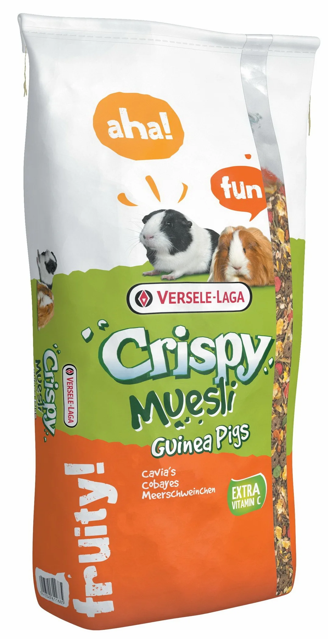 Versele-laga A-17670 Crispy Muesli chrupiące musli dla świnek morskich, 20 kg