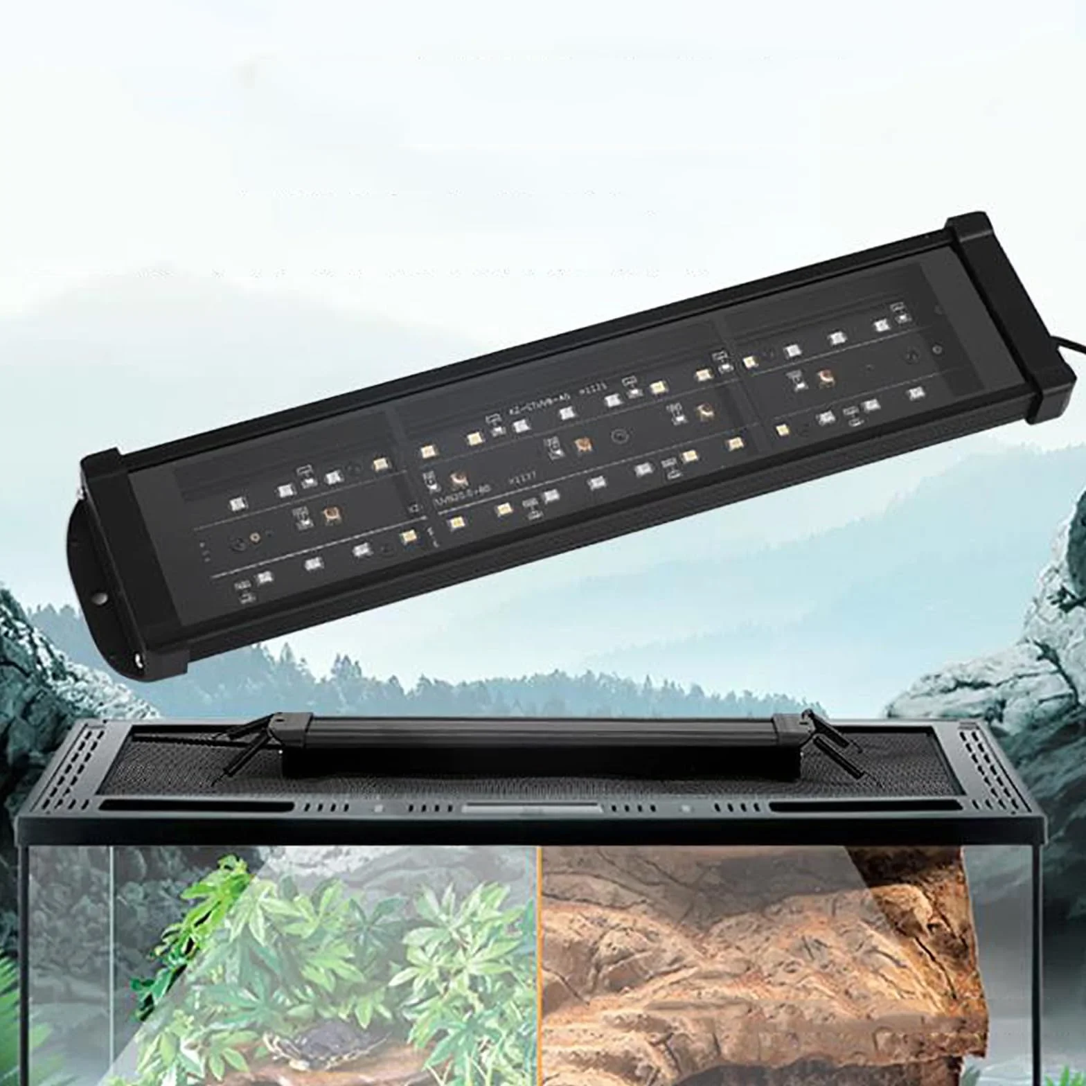 Stojak Na Lampę Dla Gadów, Lampa Słoneczna, Lampa Grzewcza Dla Zwierząt, Do Skrzynek Wspinaczkowych O Wysokości 20-30 Cm, Promuje Wchłanianie Wapnia U Zwierząt, Promuje Zachowania Godowe