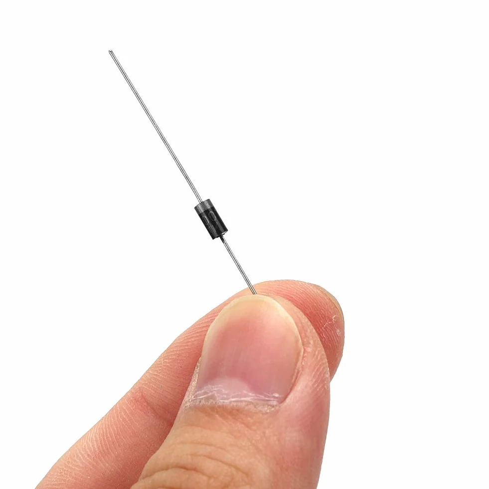 Dioda Prostownicza 100 Sztuk Diod Wysokiego Napięcia, Zestaw Diod Elektronicznych 1N4007 1000V 1A, Dioda Silikonowa Stabilne Diody Prostownicze Elektroniczne Diody do Urządzeń Elektronicznych