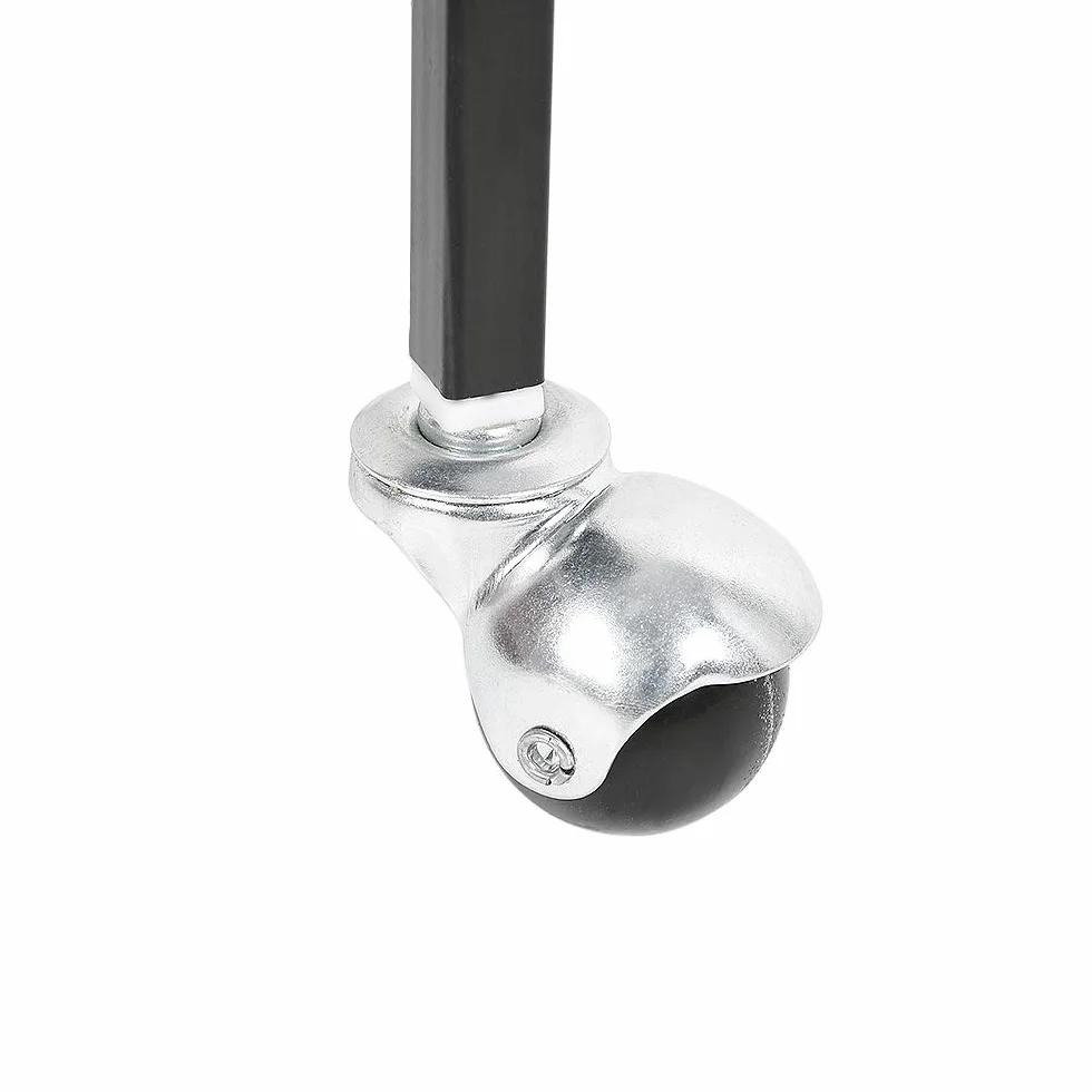Klatki dla ptaków, metalowe, duże, klatki dla ptaków, na zewnątrz, przenośny z 4 kółkami obracającymi się o 360° zdejmowanym stojakiem (46 x 35,3 x 150,6 cm)