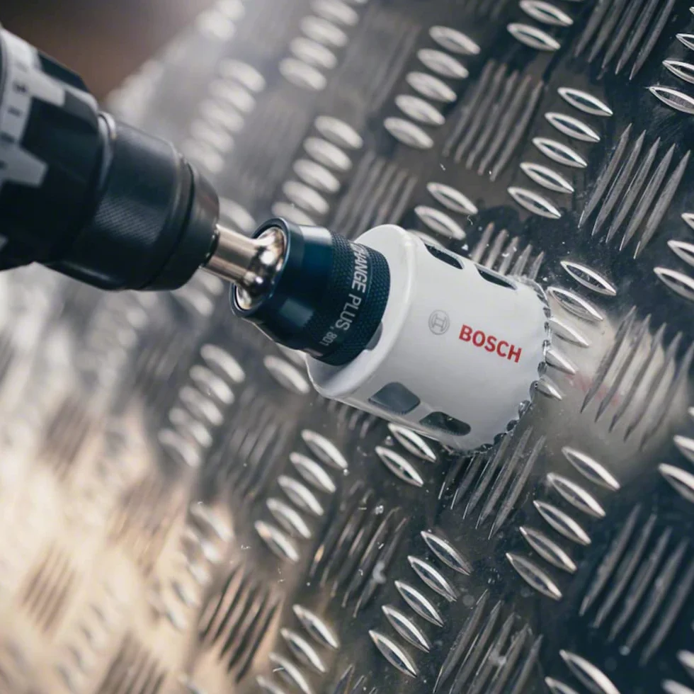 Bosch Professional 9-częściowy Zestaw Otwornic Progressor for Wood & Metal Set (dla instalatorów sanitarnych, Ø 20-64 mm, Akcesoriów Wiertarek)