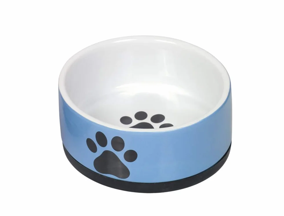 Nobby Ceramiczna miska Paw, niebieska Ø 14 x 6,5 cm, 0,4 l, 1 sztuka