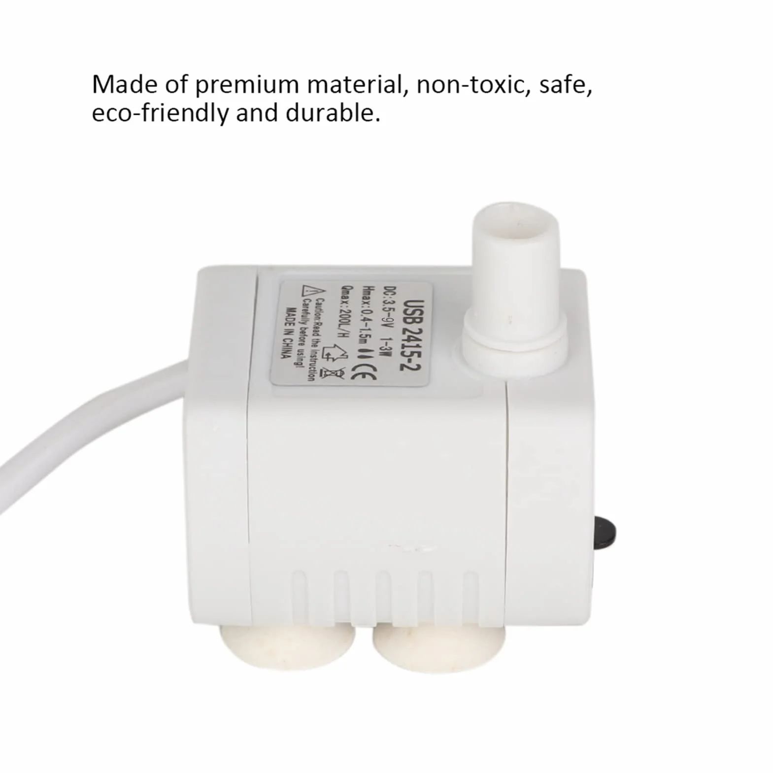 Mini Pompa USB Zatapialna Pompa Wodna do Akwarium Akwarium Dozownik Wody dla Zwierząt Domowych Catit Pompa do Fontanny USB Mini Zatapialna 2415 4 Cat Pulaco Dc 5v dla Zwierząt