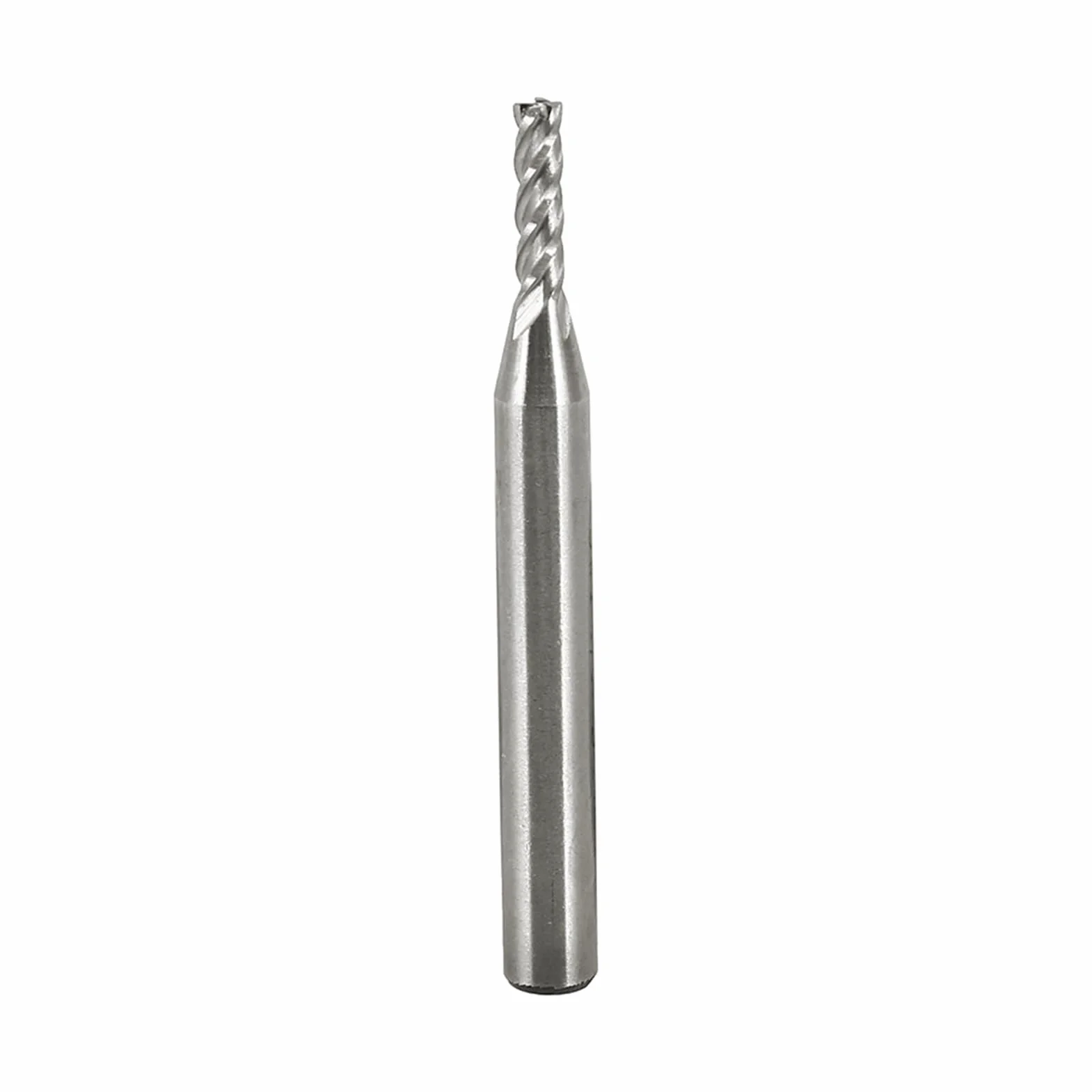 Frez HSS CNC 4-fletowy 1/4" 1/8" prosty trzpień 4 mm do stali szybkotnącej