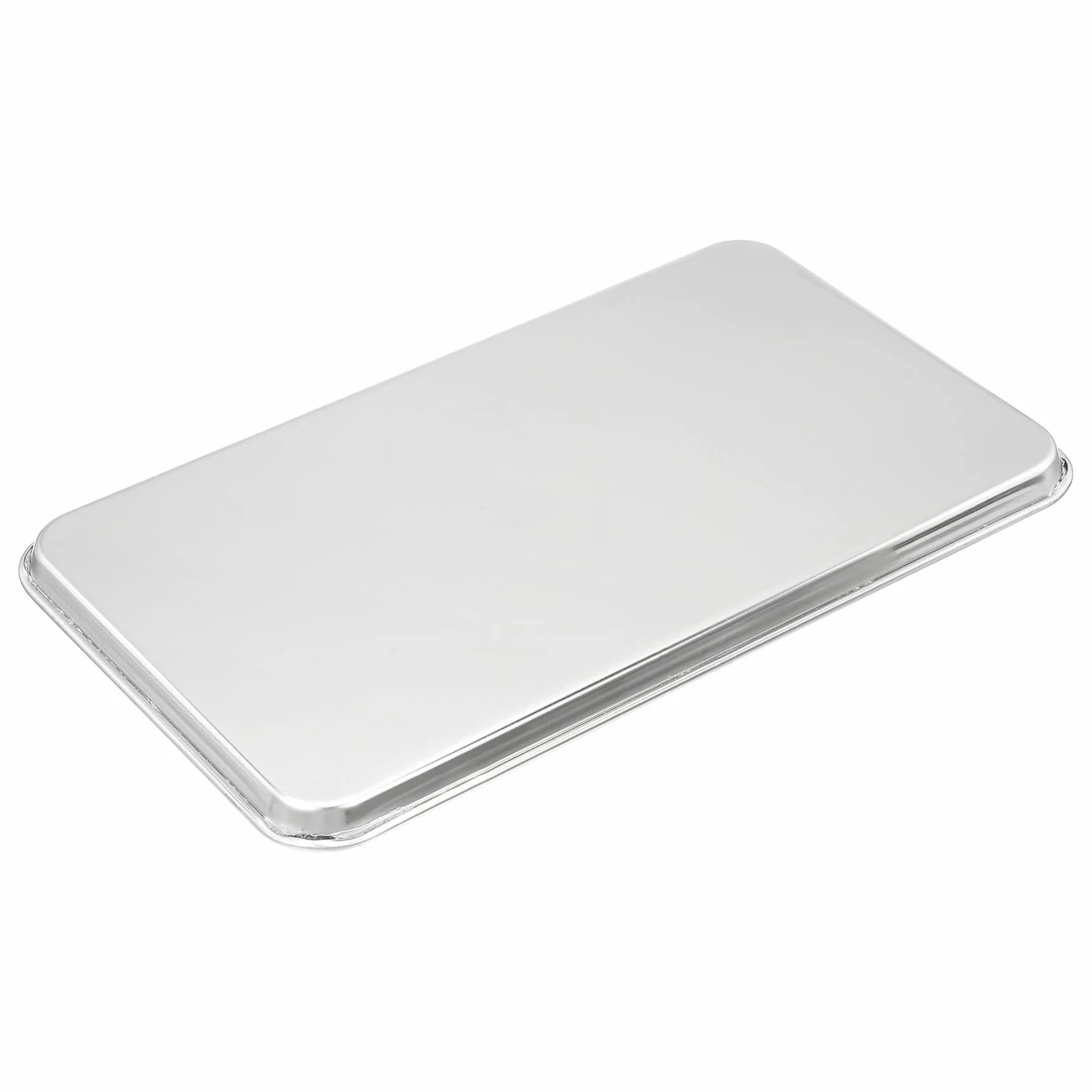 PATIKIL Taca ze stali nierdzewnej 430, 26,5 x 15,5 cm, prostokątna, płaska taca, narzędzie laboratoryjne