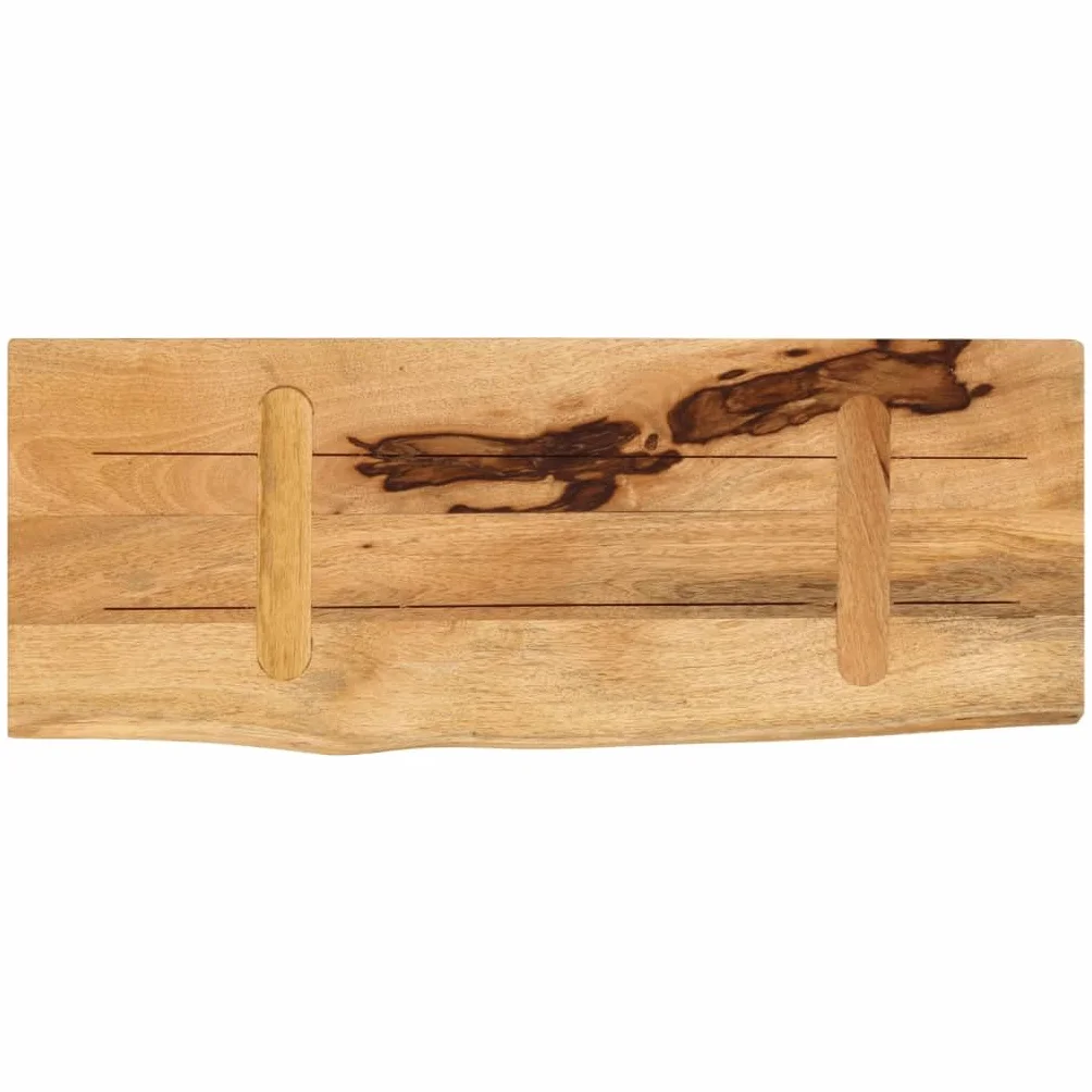 vidaXL Blat stołu 70x30x2,5cm naturalna krawędź drewno mango