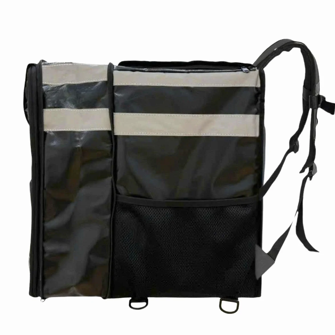 Delivery Bag Store Teleskopowa torba dostawcza 89 L do Uber Eats, rozszerzalny i wodoodporny izolowany plecak do dostaw posiłków, izolowana torba do pizzy