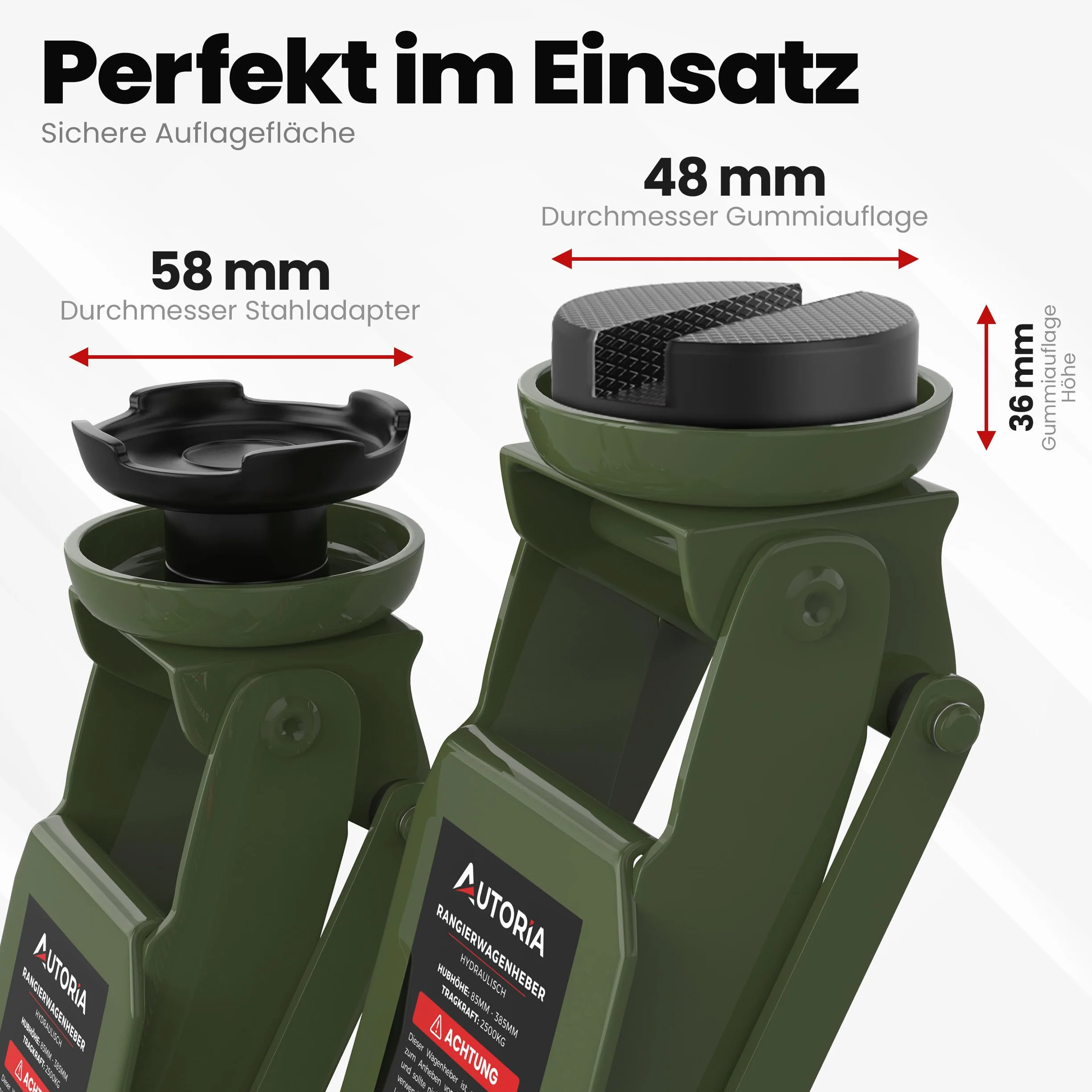 Podnośnik samochodowy hydrauliczny 2,5 t płaski z walizką 3 gumowe nakładki adaptery 2500 kg