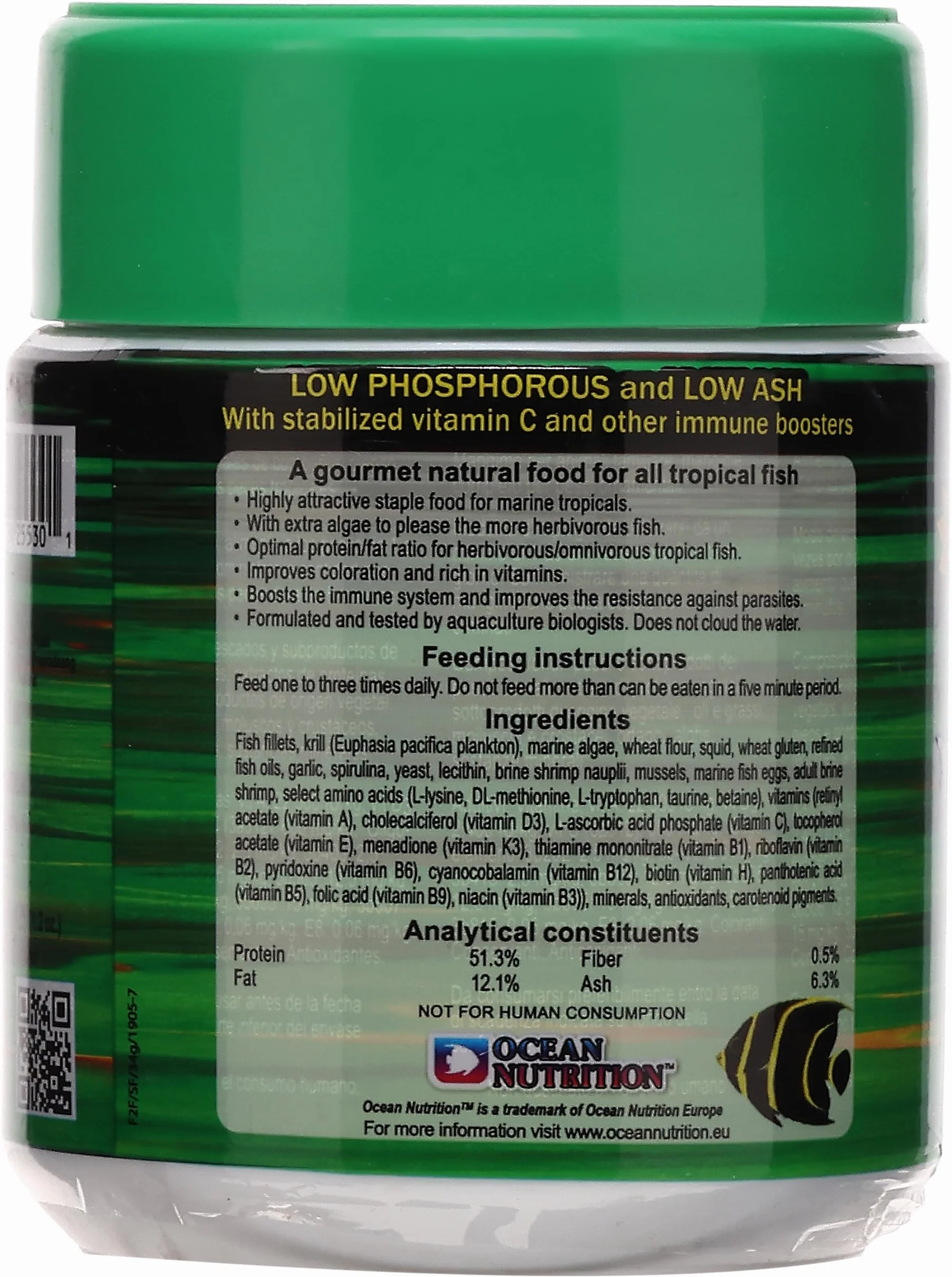 Ocean Nutrition Formula Two Floke Pokarm dla Ryb, Produkty Z Morza, 34 g
