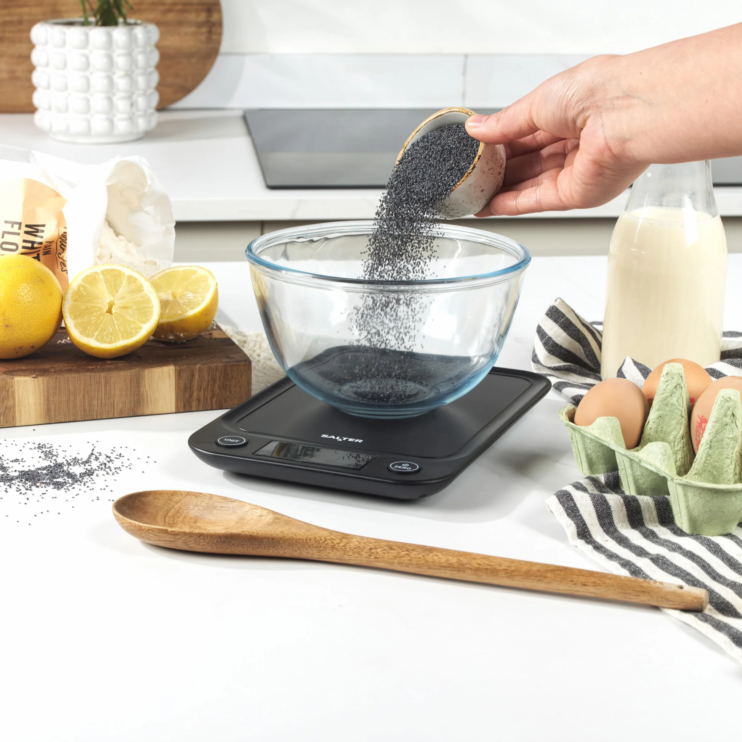 Salter Toronto Digitalna Waga Kuchenna 5KG Czarna