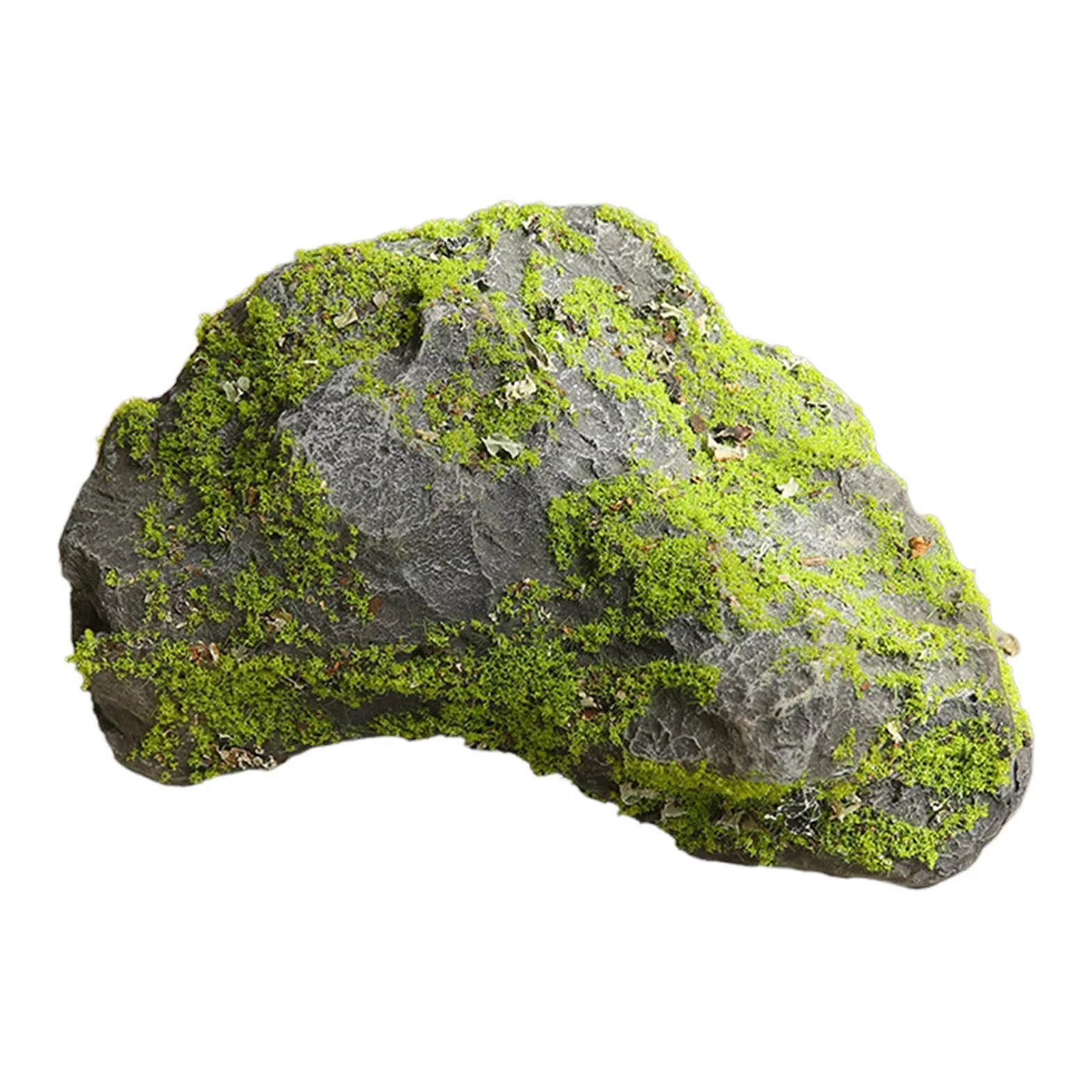 Sztuczna Skała | Realistyczna Dekoracja Z Kamienia Pokrytego Mchem | Sztuczne Kamienie | do Ogrodu, Podwórka, Oczka Wodnego, Akwarium, Zbiornika, Terrarium oraz na Zewnątrz