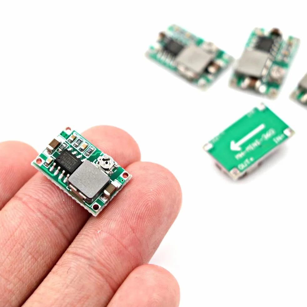 zalati Mini360 Przetwornica obniżająca DC-DC, 5 sztuk, regulowany moduł zasilania