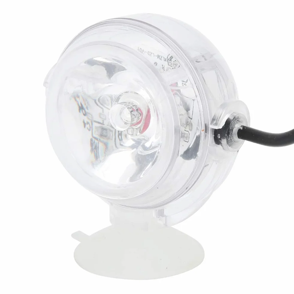 Zatapialne światło Punktowe LED do Akwarium, Lampa Oświetleniowa do Akwarium Wodoodporne Akwarium Mini LED Reflektor do Nurkowania Kolorowy Powolny Błysk do Oświetlenia