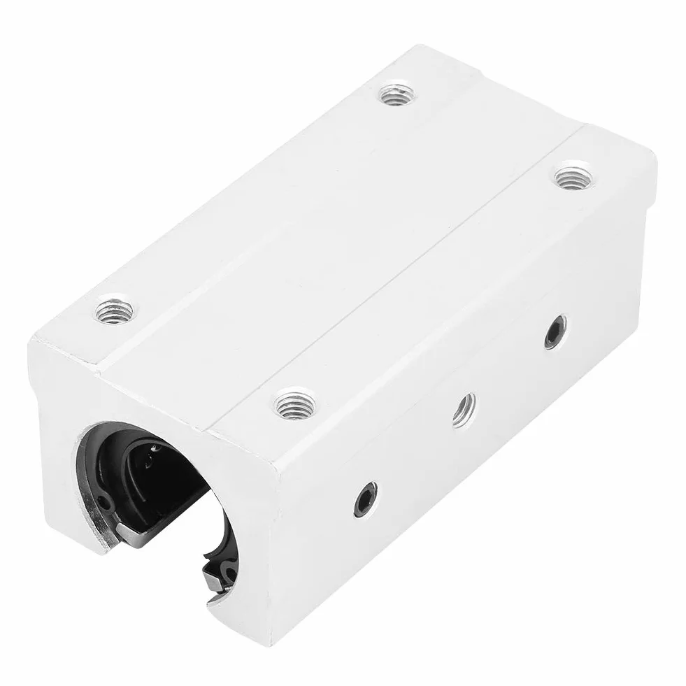 SBR20LUU 20mm liniowe łożysko kulkowe ze stopu aluminium blok poduszki otwarte łożysko liniowe blok przesuwny tuleja ślizgowa