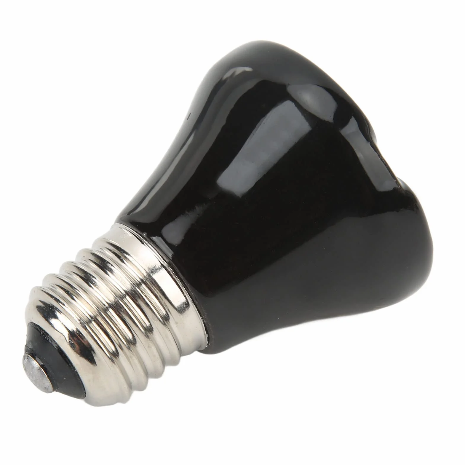 Ceramiczna Lampka Grzewcza dla Gadów 25W E27 220V-240V Promiennik Podczerwieni Czarna
