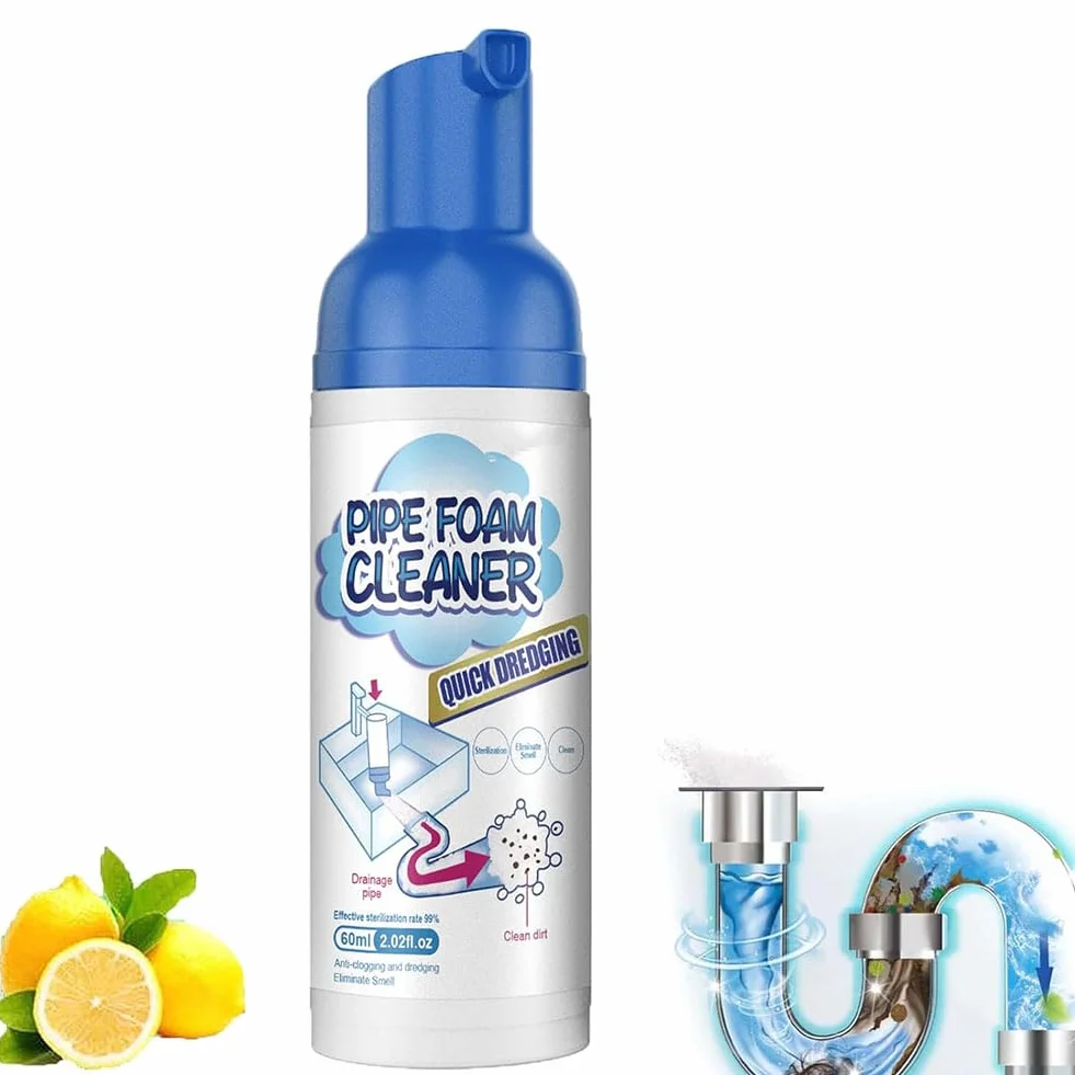 1 x środek do czyszczenia odpływów, płyn do czyszczenia pianki odpływowej, dezodorant, środek do usuwania zatykania włosów i dezodoryzator do toalet, zlewów i wanien