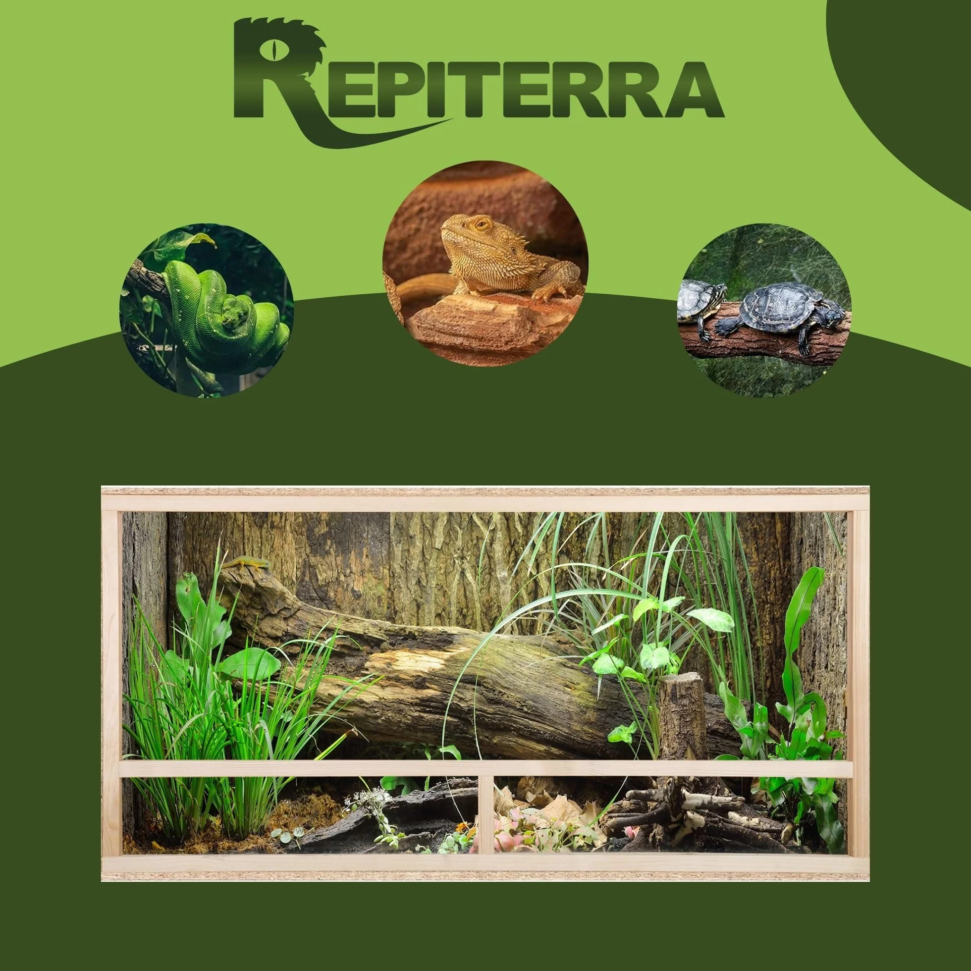 Terrarium z wentylacją boczną 120 x 50 x 50 cm