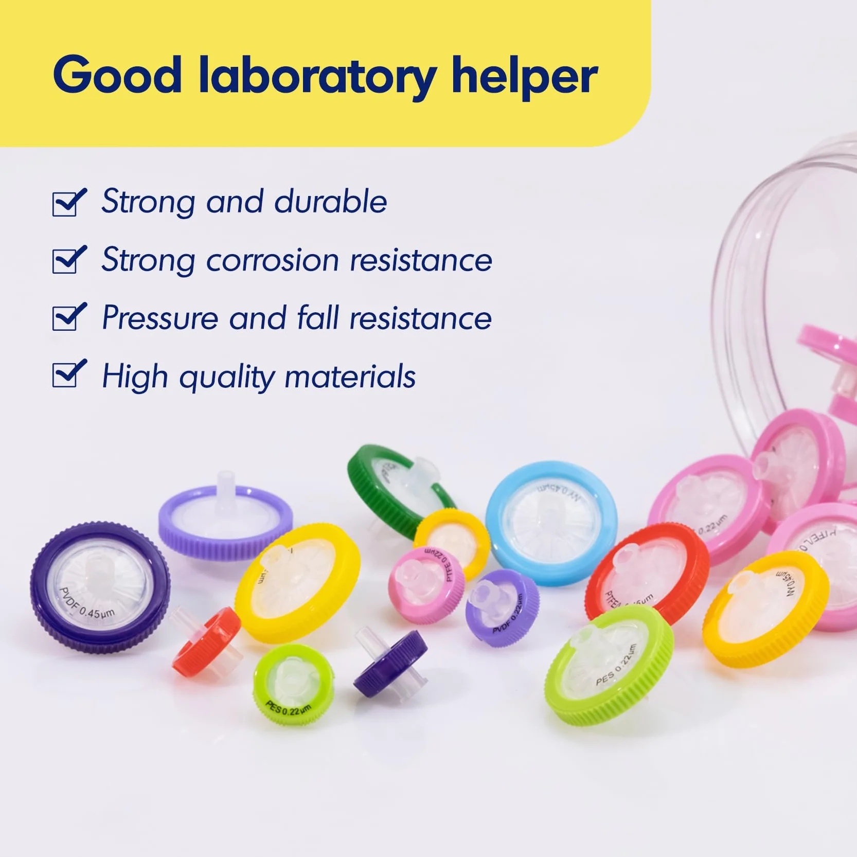 30 sztuk filtrów strzykawkowych PTFE Hydrophilic 0,22 o wielkości porów, średnica membrany 25 mm, laboratoryjny filtr strzykawkowy do nauk biomedycznych, różowe (beczki zapakowane)