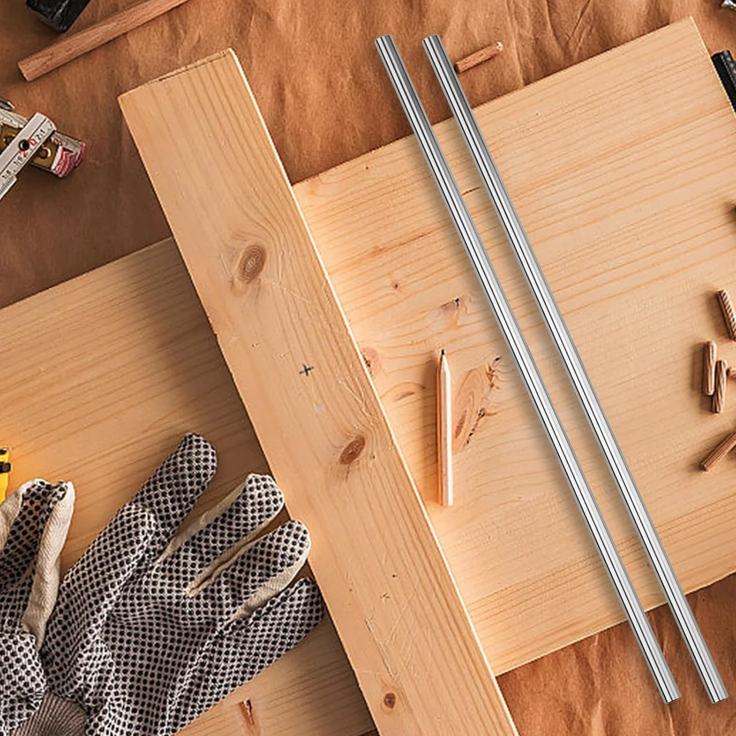 Pręt okrągły ze stali nierdzewnej 10 mm x 200 mm szyna liniowa oś optyczna