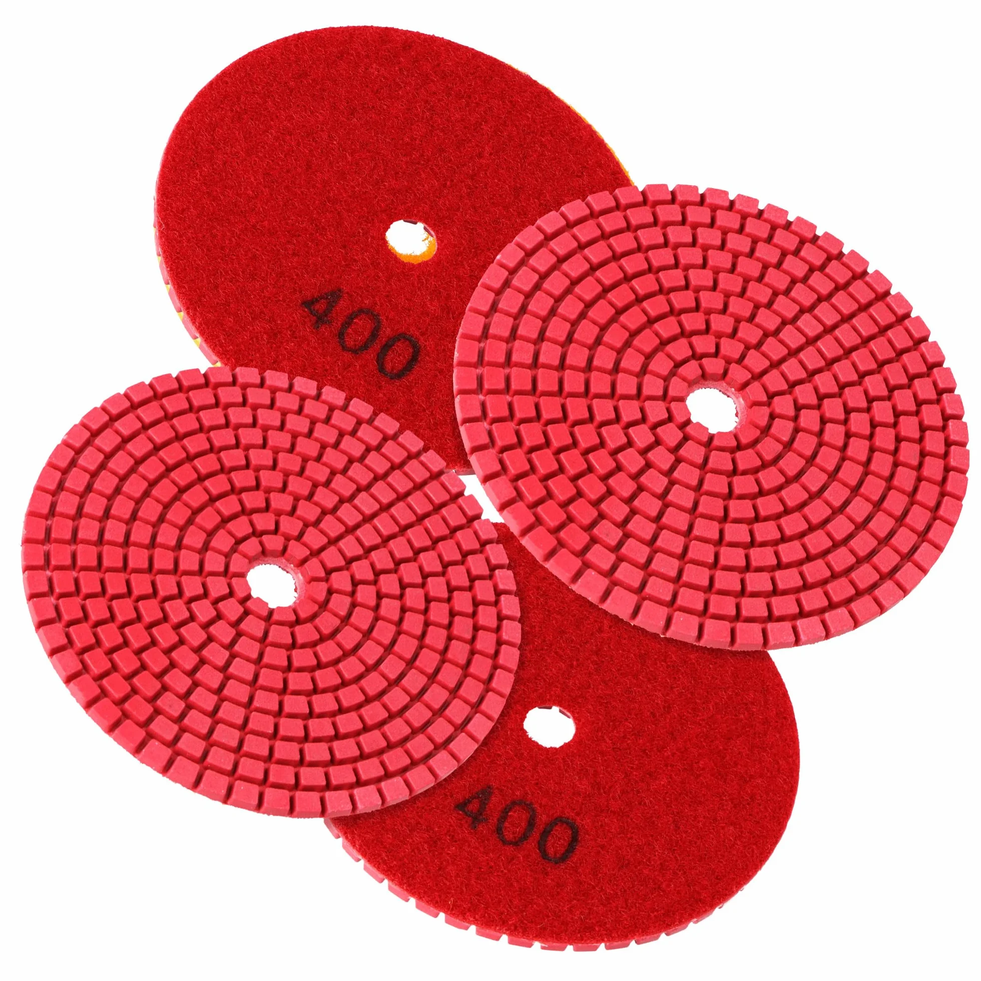 Tarcza Diamentowa Szlifierska 100 mm P400 Pad Polerski Polerowanie Diamentowe Kamienne Sucho Mokro Podkładka Polerska Granitu Marmuru Betonu Tarcze Elastyczne