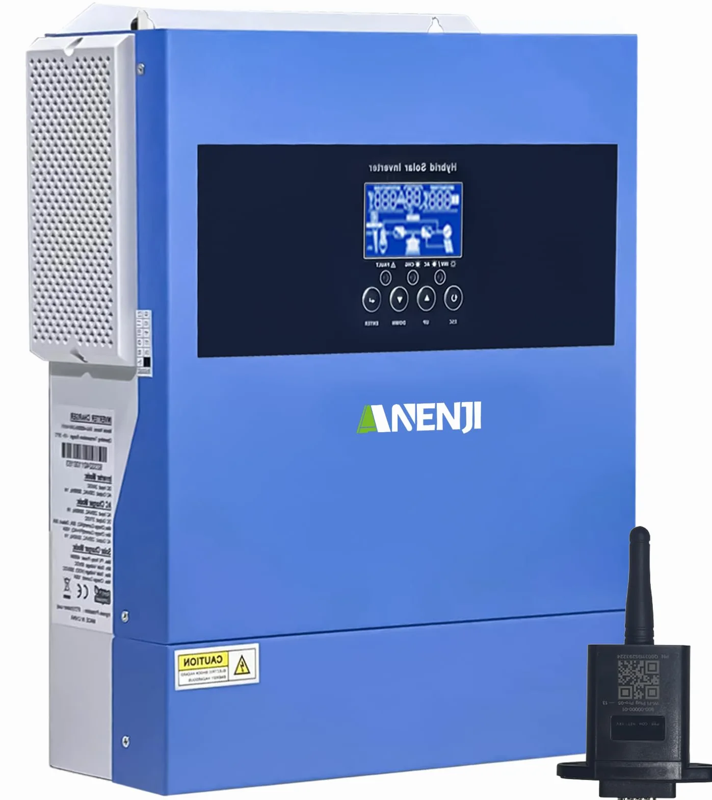 Solarny falownik hybrydowy 4.2KW 24VDC 230VAC MPPT 100A 500V WiFi