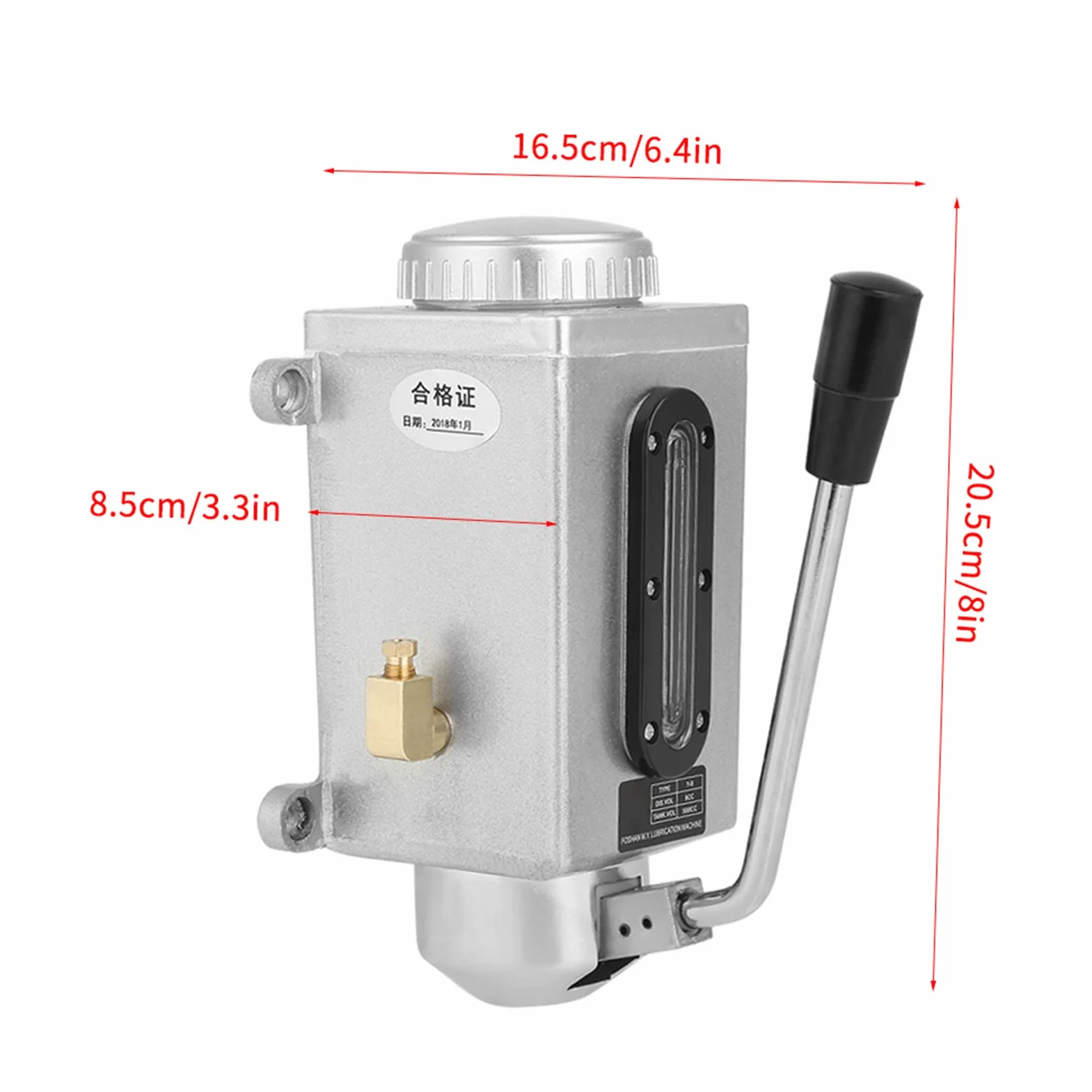 Ręczna Pompa Olejowa 500CC CNC 4mm Podwójny Port Wylotowy do Smarowania